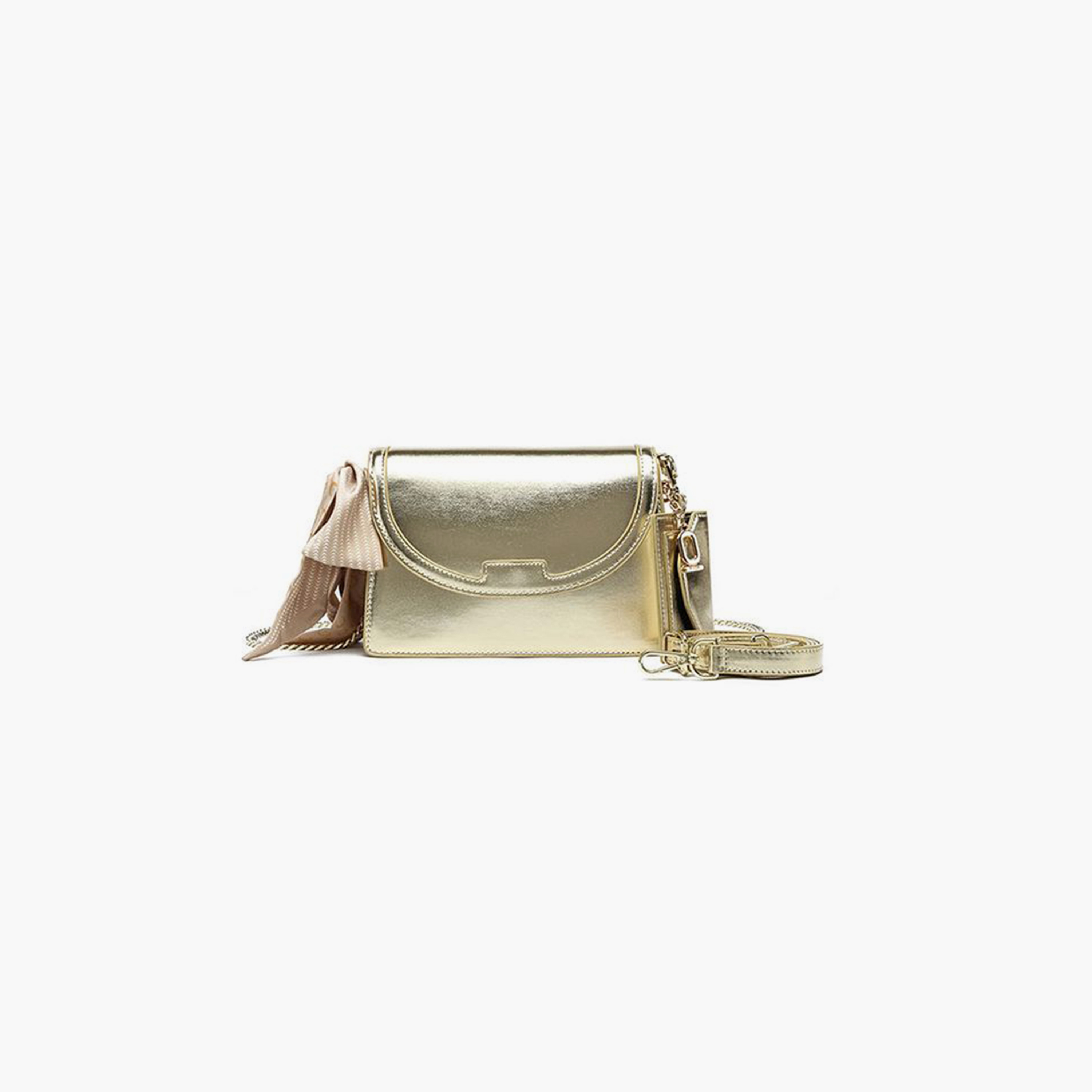 FYOR Design Detail Satchel Bag with Flap and Detachable Strap | 20 X 6 X 14 CM-women-bagsandwallets-handbags-image-1