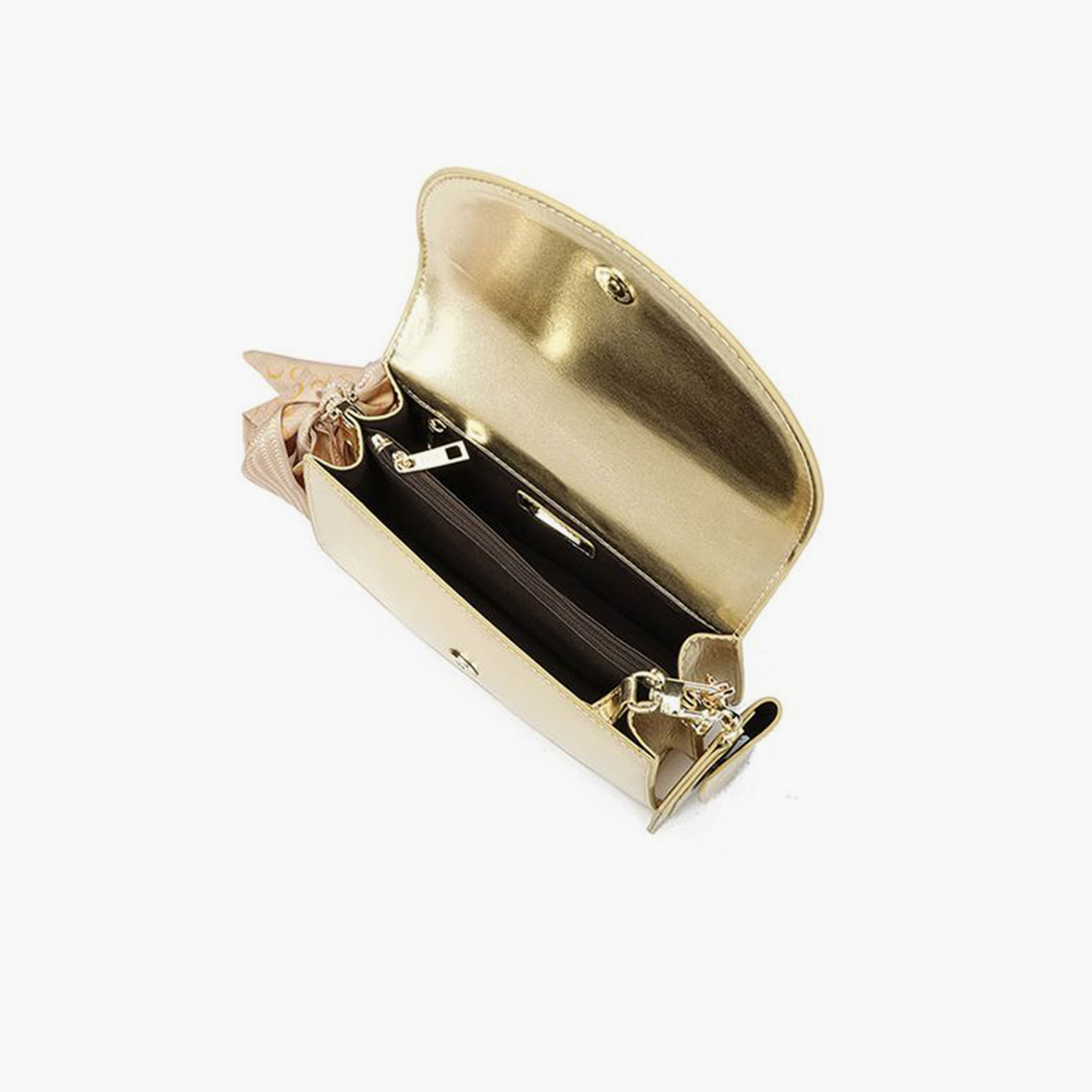 FYOR Design Detail Satchel Bag with Flap and Detachable Strap | 20 X 6 X 14 CM-women-bagsandwallets-handbags-image-3