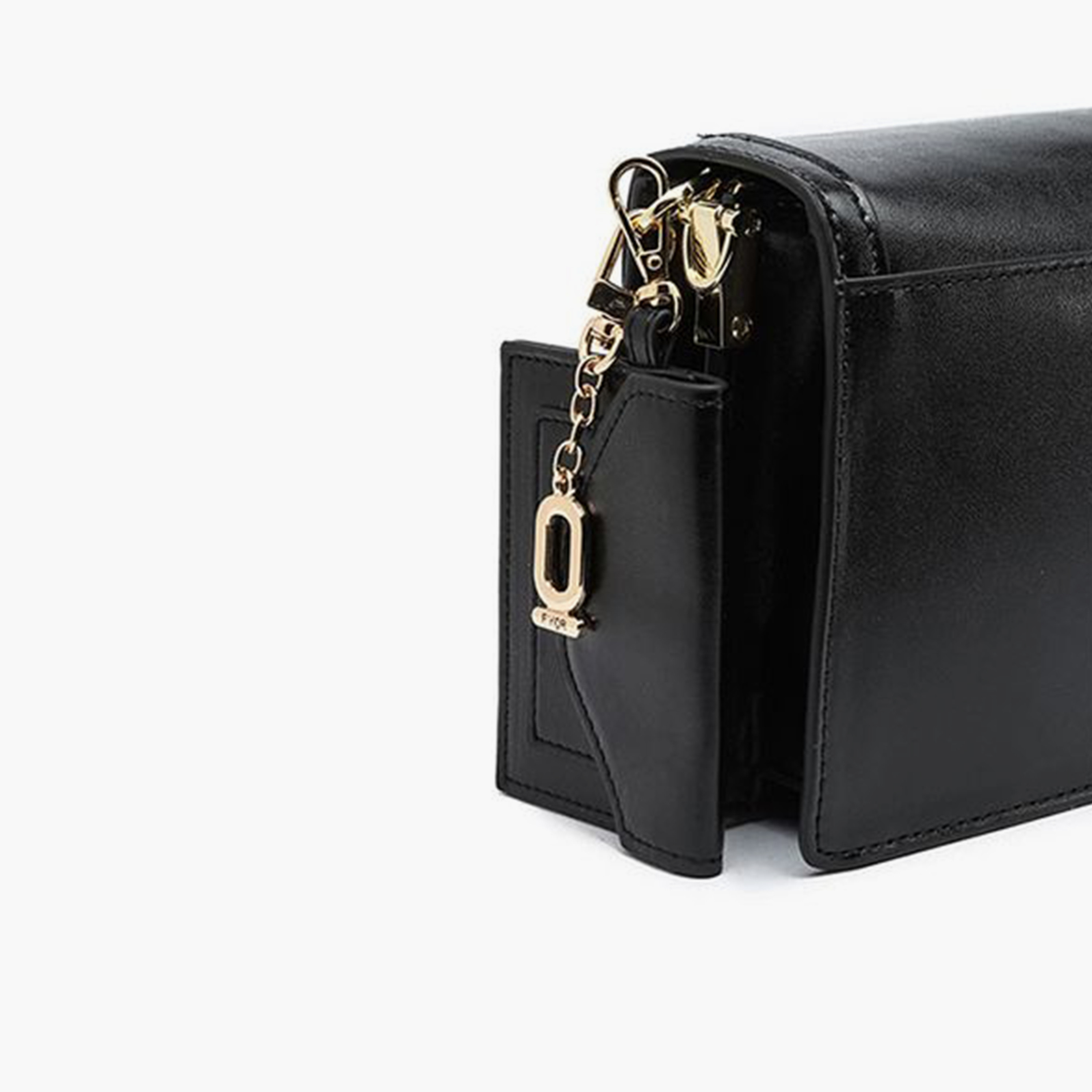 FYOR Design Detail Satchel Bag with Flap and Detachable Strap | 20 X 6 X 14 CM-women-bagsandwallets-handbags-image-12