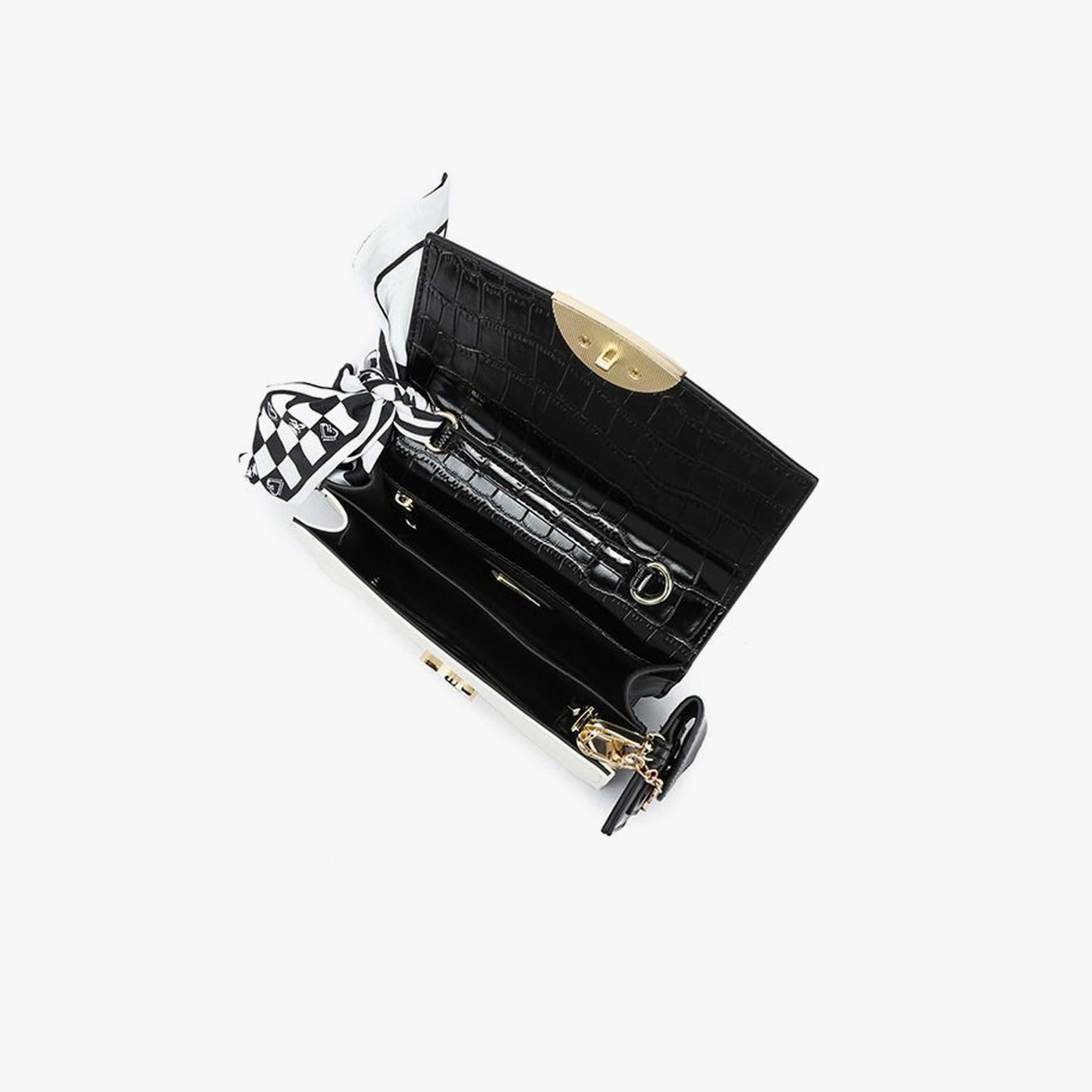FYOR Animal Print Crossbody Bag with Flap and Detachable Strap | 18.5 X 5.5 X 12 CM-women-bagsandwallets-handbags-image-3