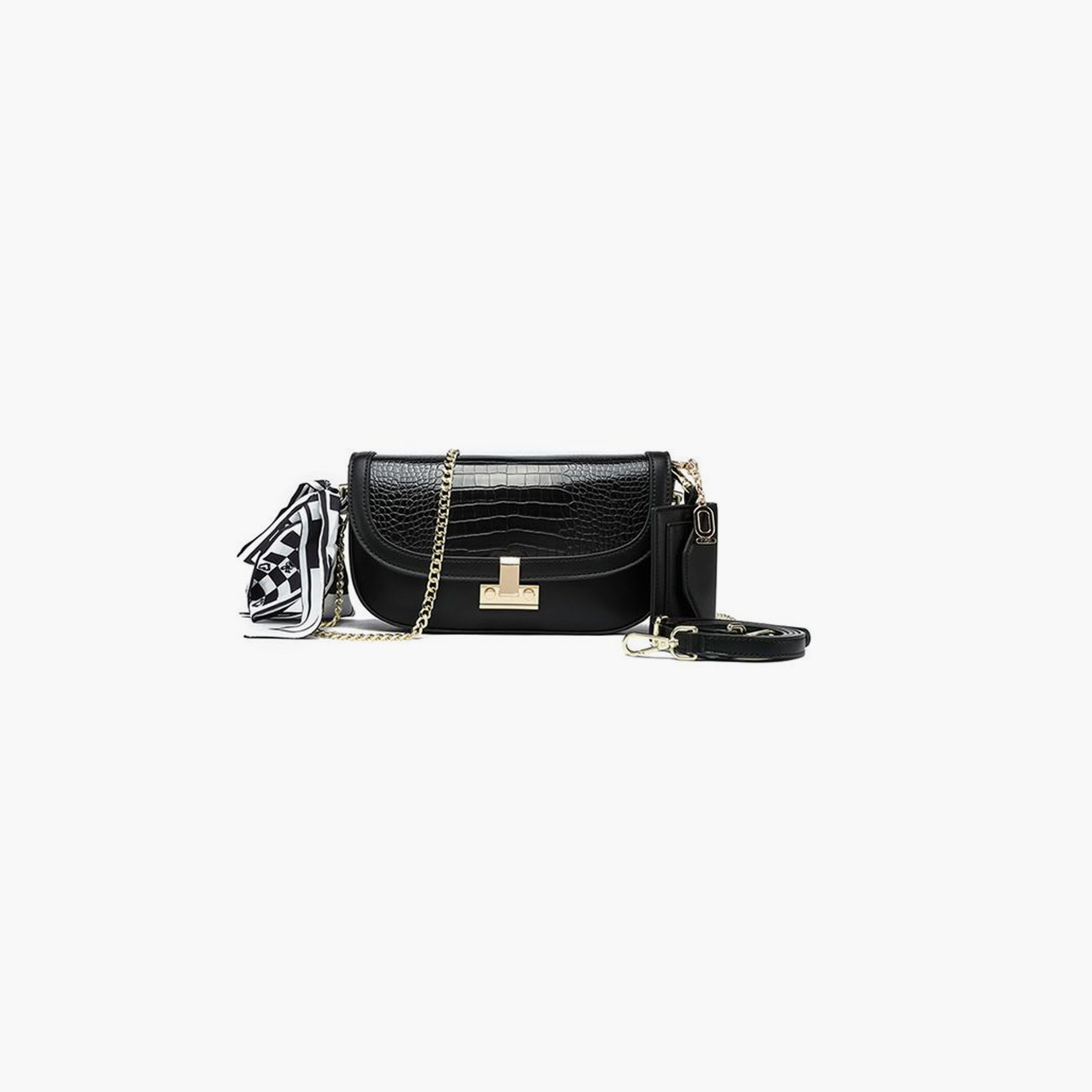 فايور - شنطة يد بطبعة حيوانية مع غطاء وحزام قابل للفصل | 13 × 6 × 12 سم-women-bagsandwallets-handbags-image-1