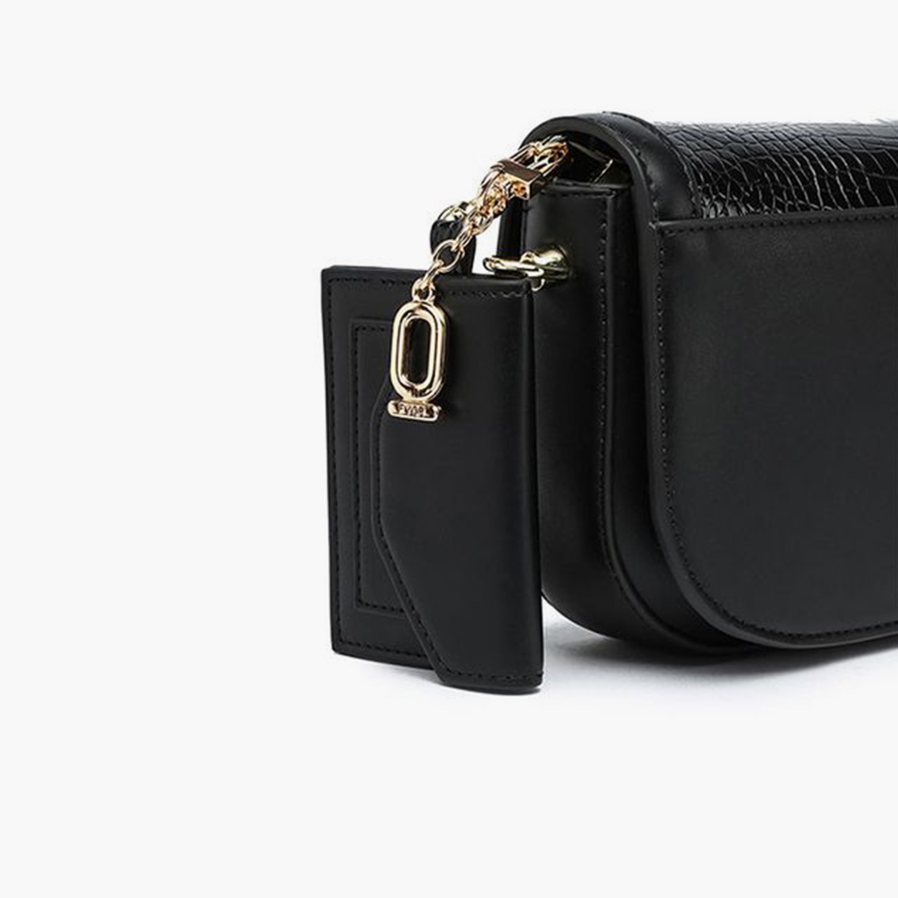 FYOR Animal Print Crossbody Bag with Flap and Detachable Strap | 13 X 6 X 12 CM-women-bagsandwallets-handbags-image-4