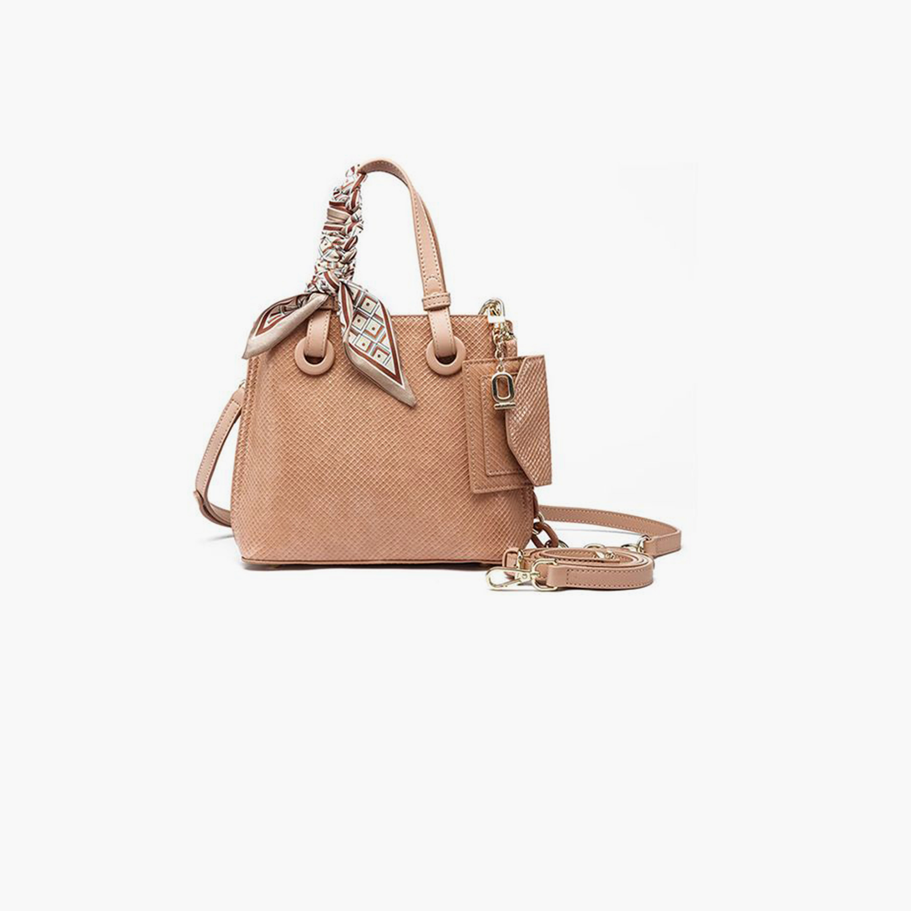 FYOR Animal Print Shoulder Bag with Zipper and Detachable Strap | 25.5 X 9.5 X 18 CM-women-bagsandwallets-handbags-image-1
