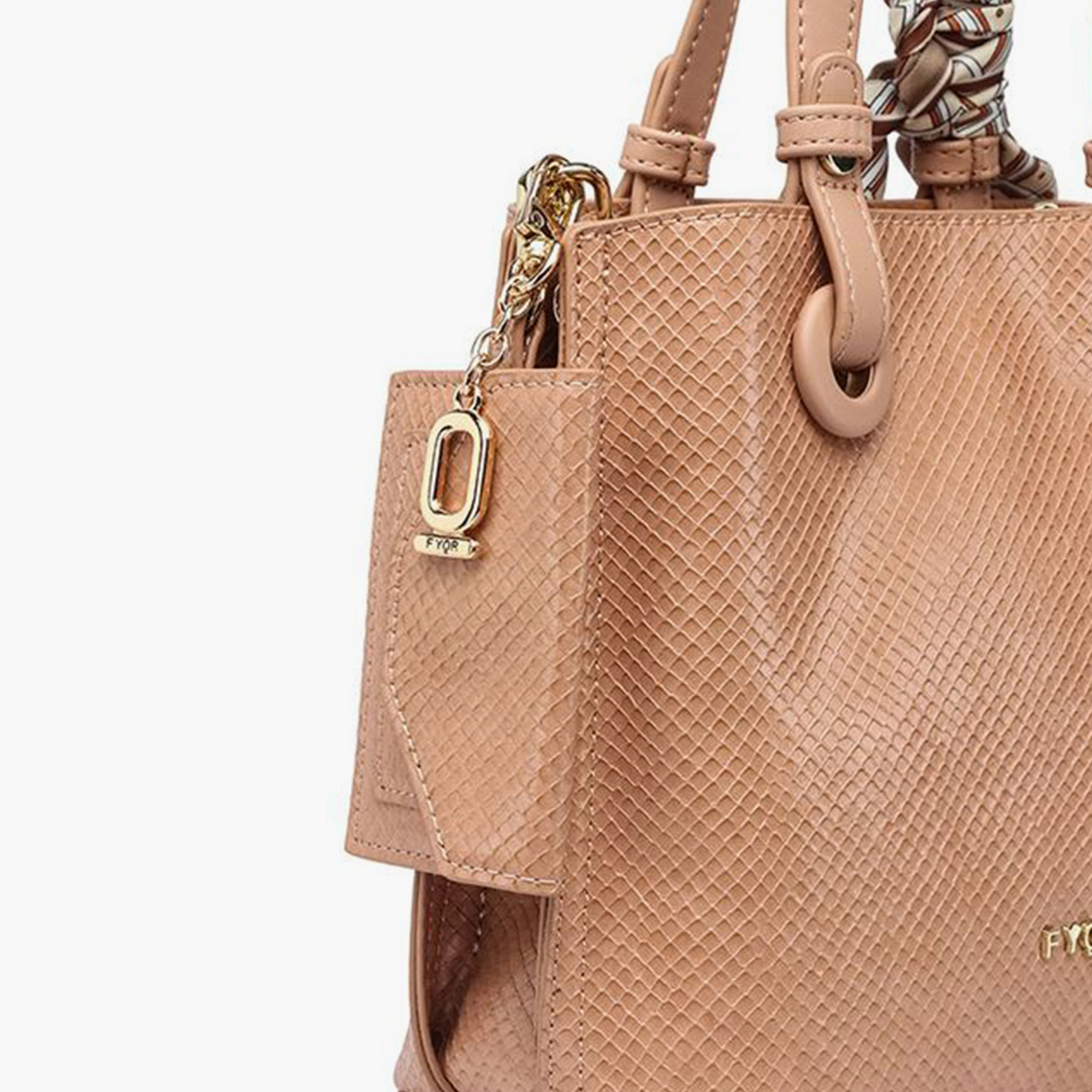 FYOR Animal Print Shoulder Bag with Zipper and Detachable Strap | 25.5 X 9.5 X 18 CM-women-bagsandwallets-handbags-image-4