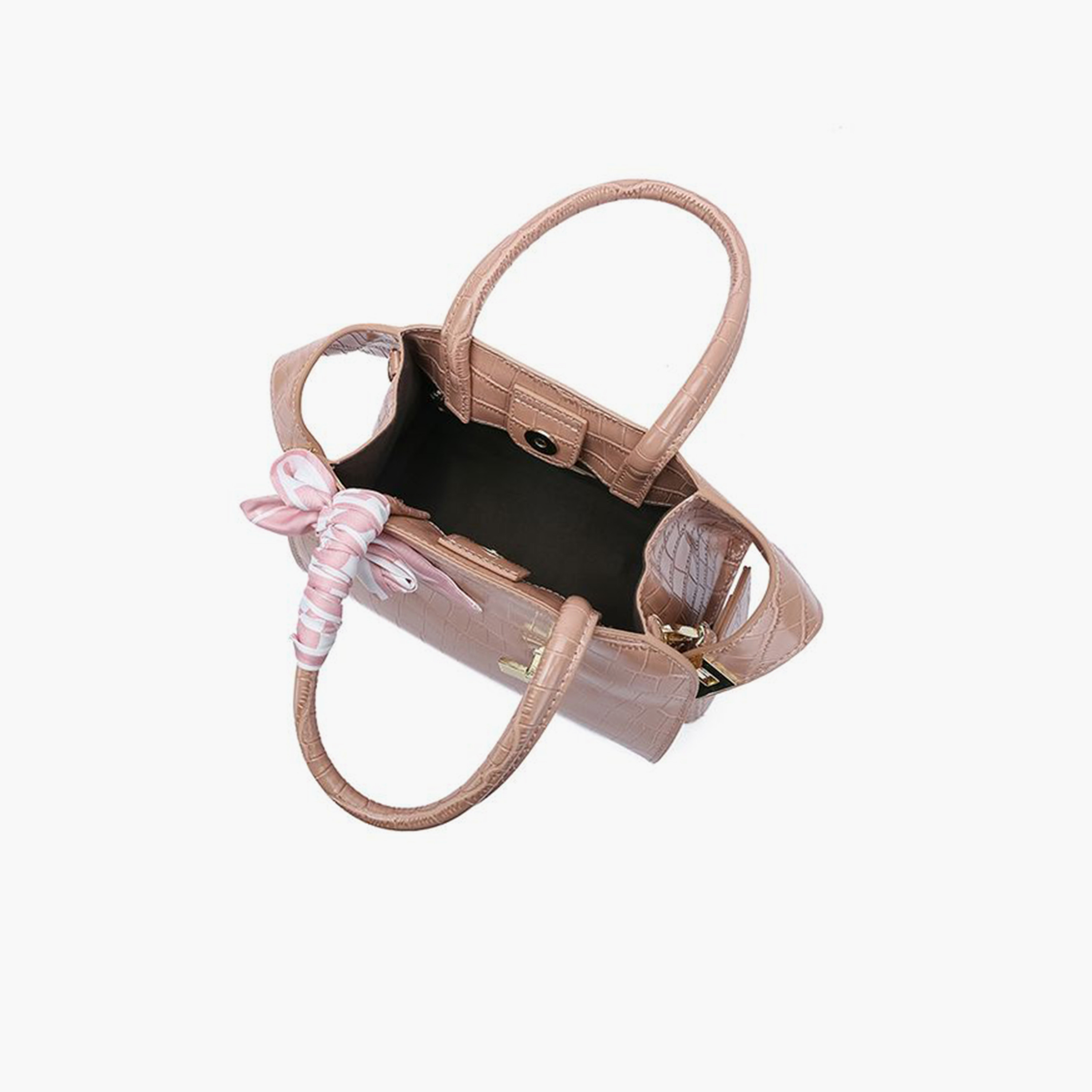 فايور - شنطة كروس بطبعة حيوانية مع قفل ملتوي وحزام قابل للفصل | 24 × 12 × 18 سم-women-bagsandwallets-handbags-image-3