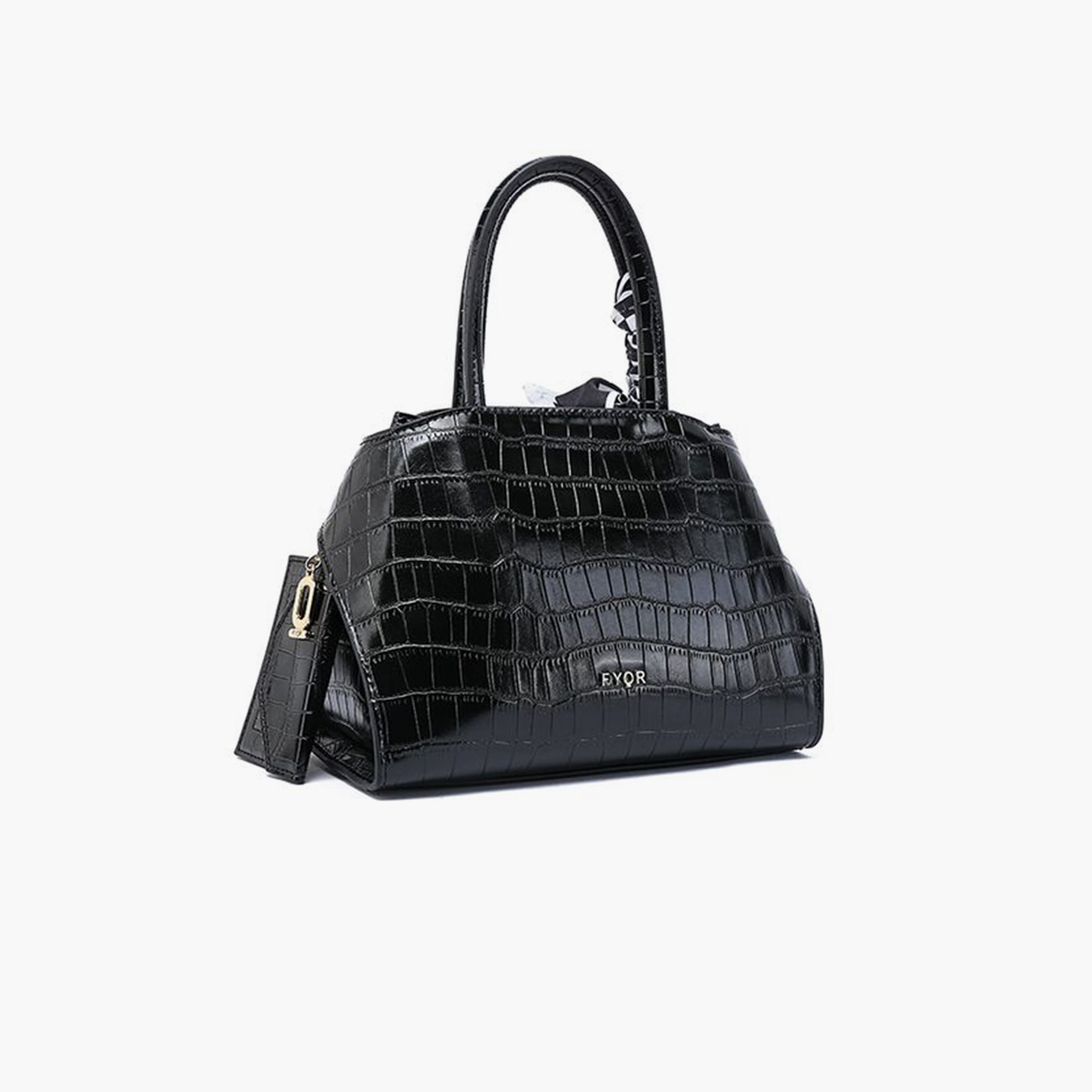 فايور - شنطة كروس بطبعة حيوانية مع قفل ملتوي وحزام قابل للفصل | 24 × 12 × 18 سم-women-bagsandwallets-handbags-image-6