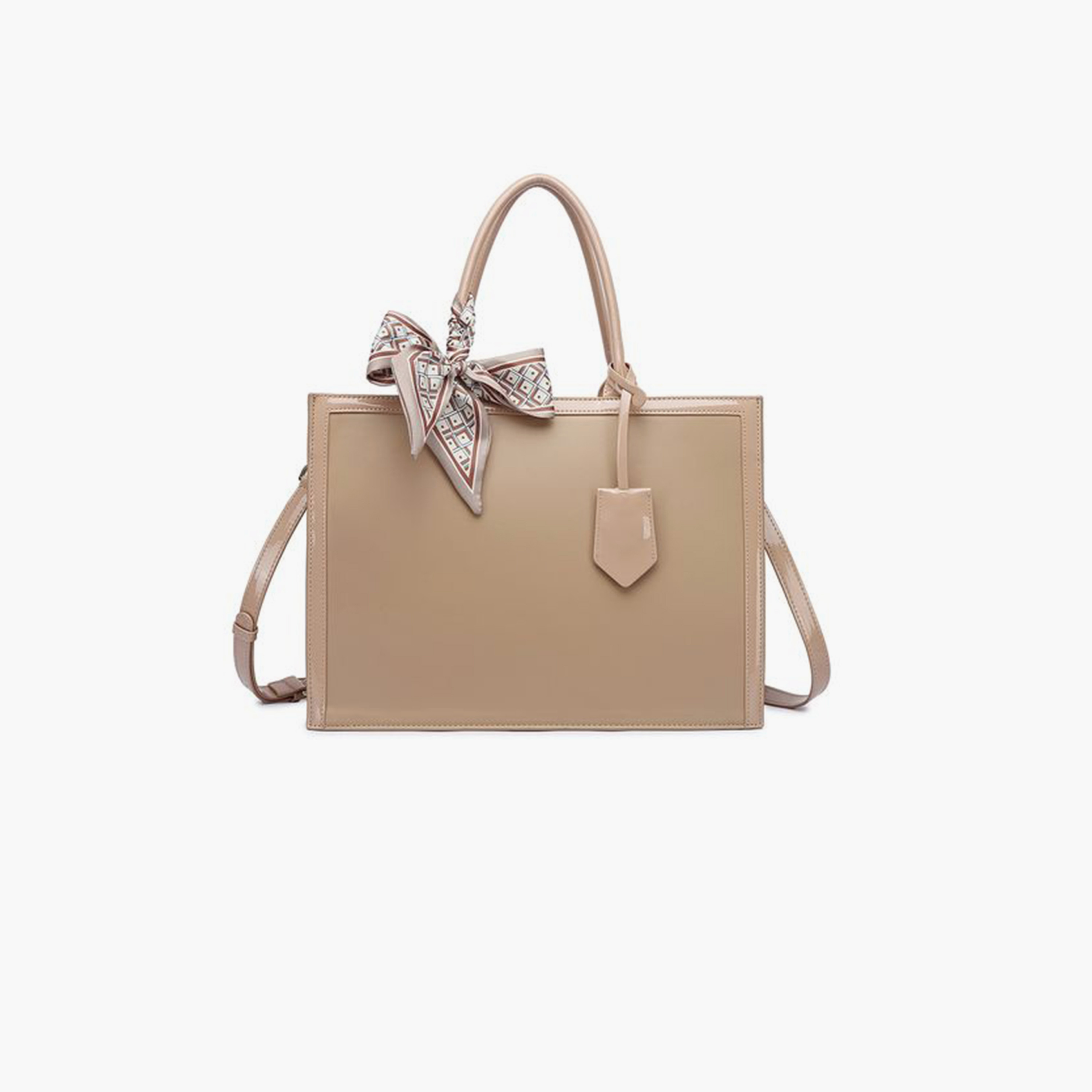 فايور - شنطة يد عادية بمقبض علوي وسحاب وحزام قابل للتعديل | 37 × 15 × 27 سم-women-bagsandwallets-handbags-image-1