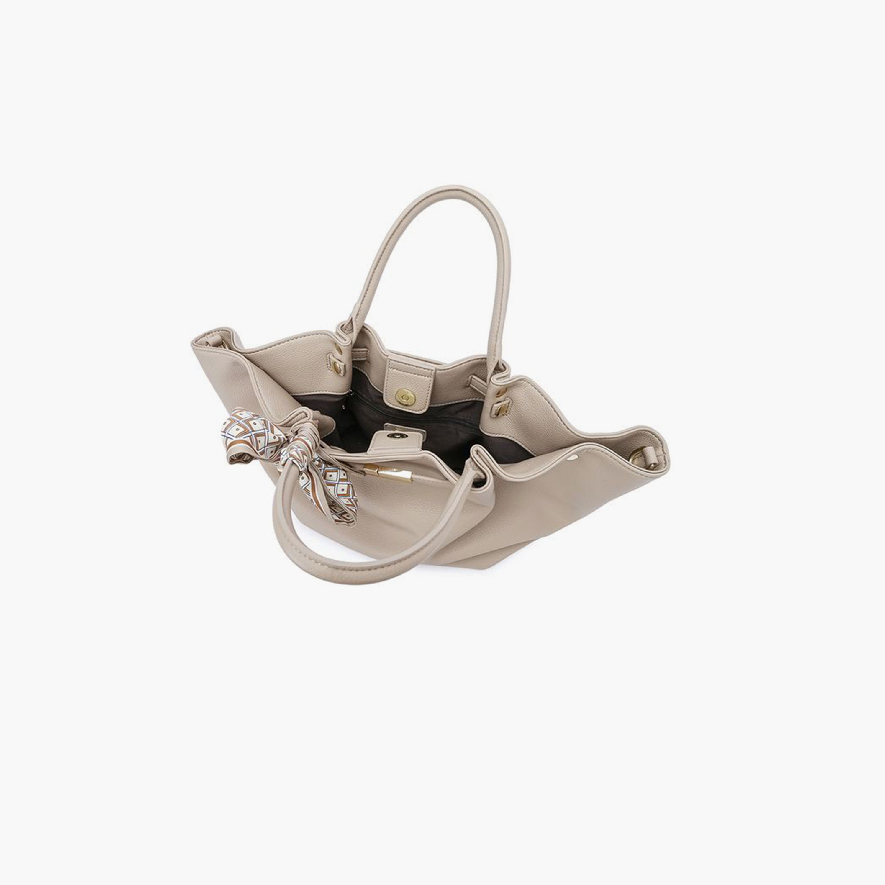 FYOR Design Detail Top Handle Crossbody Bag with Magnetic closure and Adjustable Strap | 48 X 14 X 22 CM-women-bagsandwallets-handbags-image-3