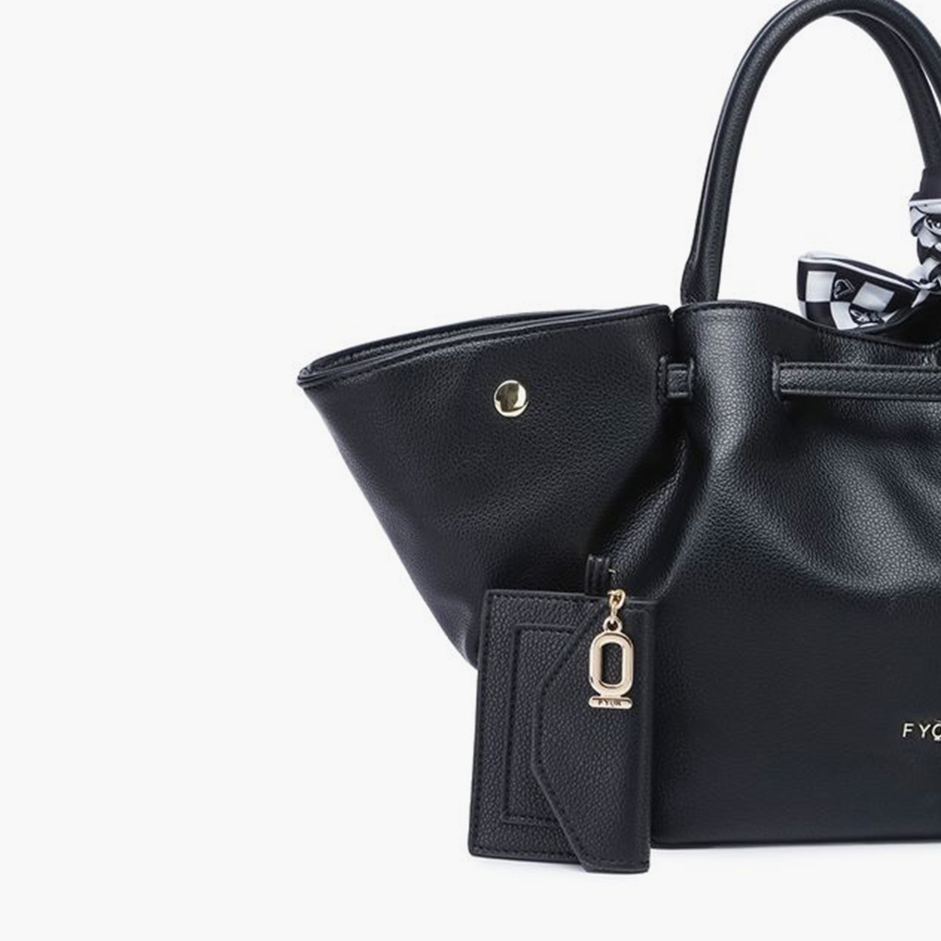 FYOR Design Detail Top Handle Crossbody Bag with Magnetic closure and Adjustable Strap | 48 X 14 X 22 CM-women-bagsandwallets-handbags-image-8
