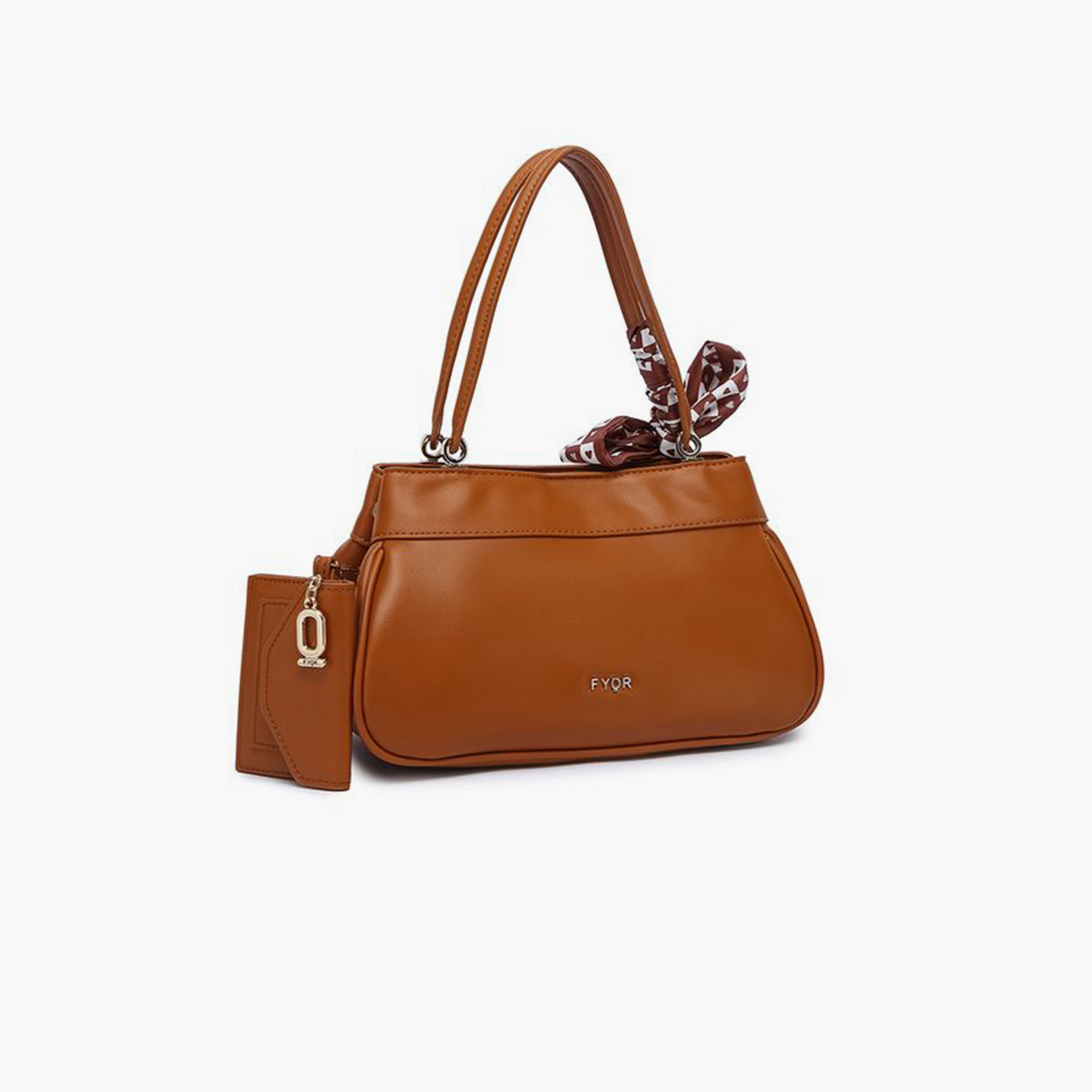 FYOR Design Detail Top Handle Shoulder Bag with Twist Lock and Detachable Strap | 25 X 12 X 15 CM-women-bagsandwallets-handbags-image-6