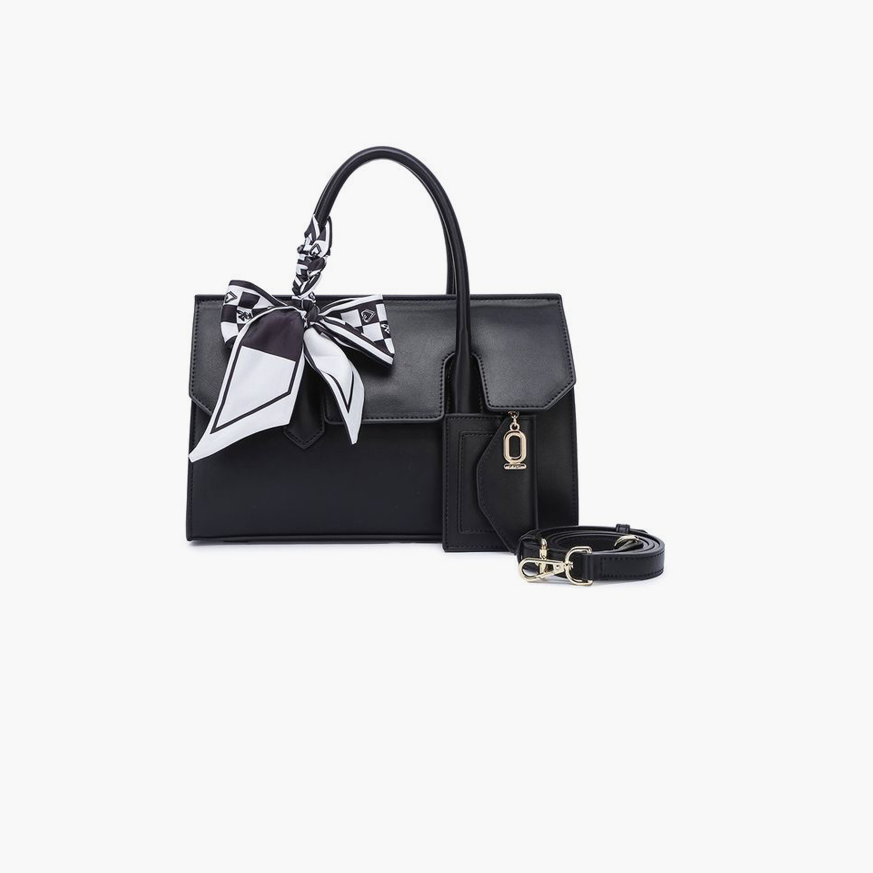 فايور - شنطة كتف تصميم مميز بمقبض علوي وغطاء وحزام قابل للفصل | 21 × 6 × 15 سم-women-bagsandwallets-handbags-image-1