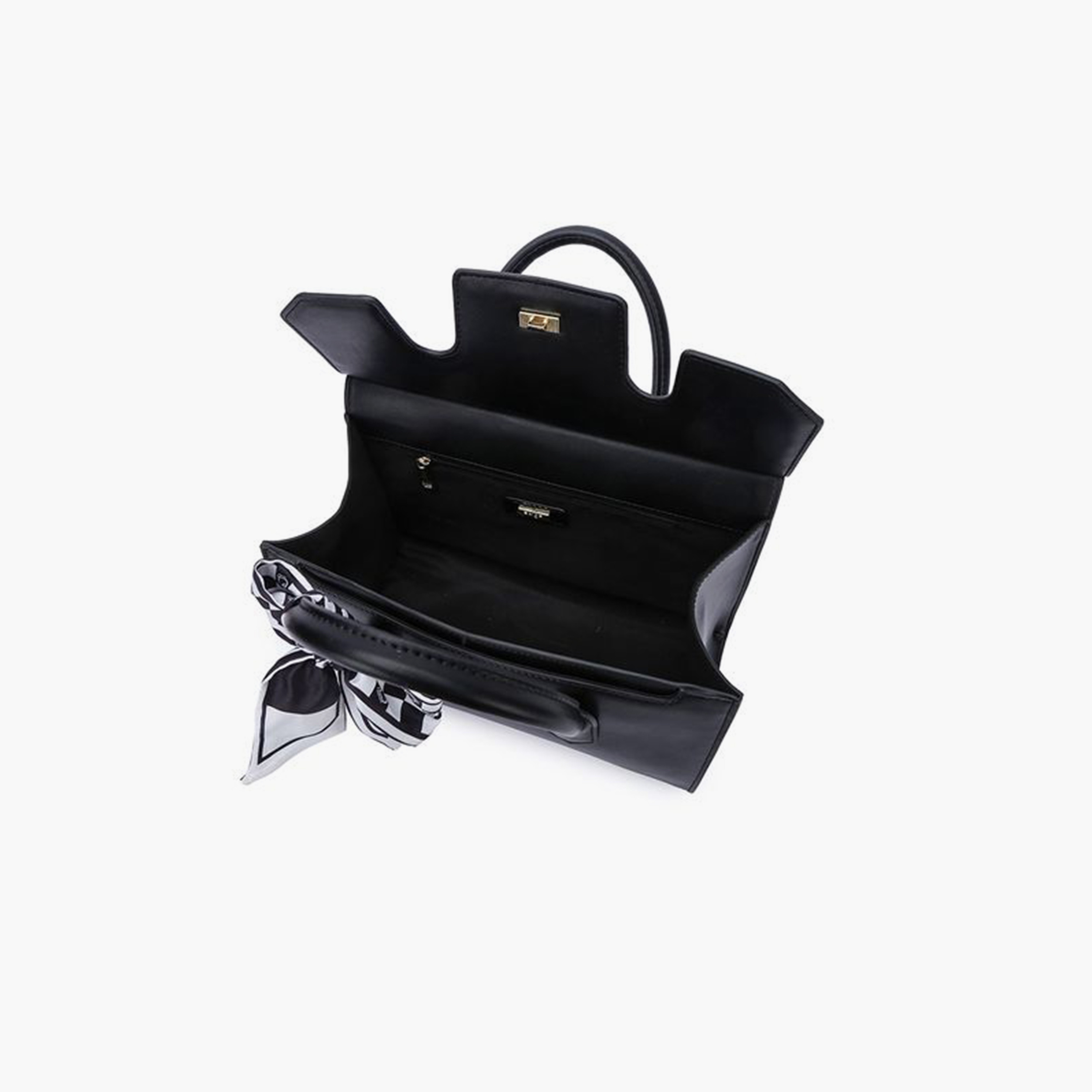 فايور - شنطة كتف تصميم مميز بمقبض علوي وغطاء وحزام قابل للفصل | 21 × 6 × 15 سم-women-bagsandwallets-handbags-image-3