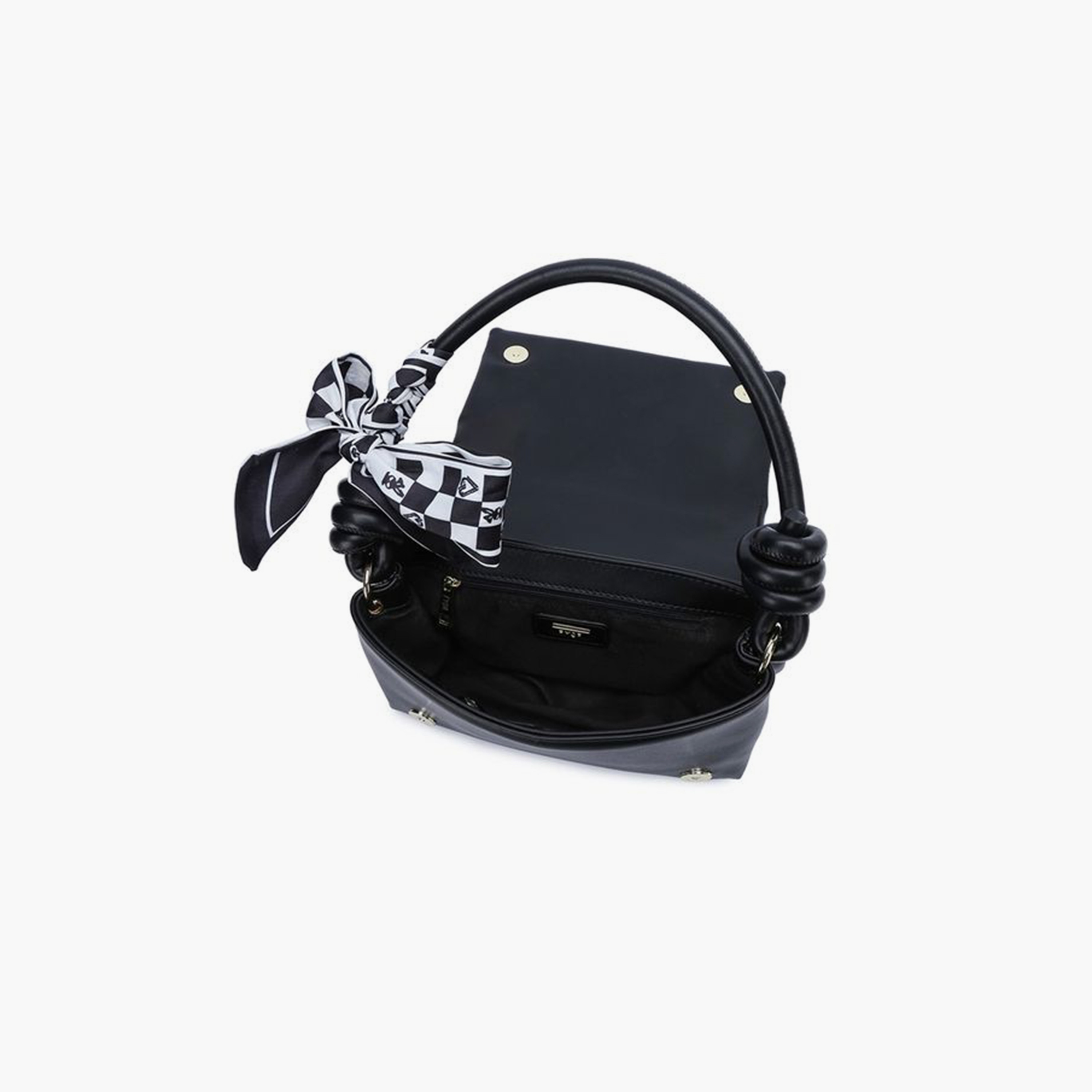 FYOR Textured Top Handle Shoulder Bag with Flap | 24 X 8 X 22 CM-women-bagsandwallets-handbags-image-3