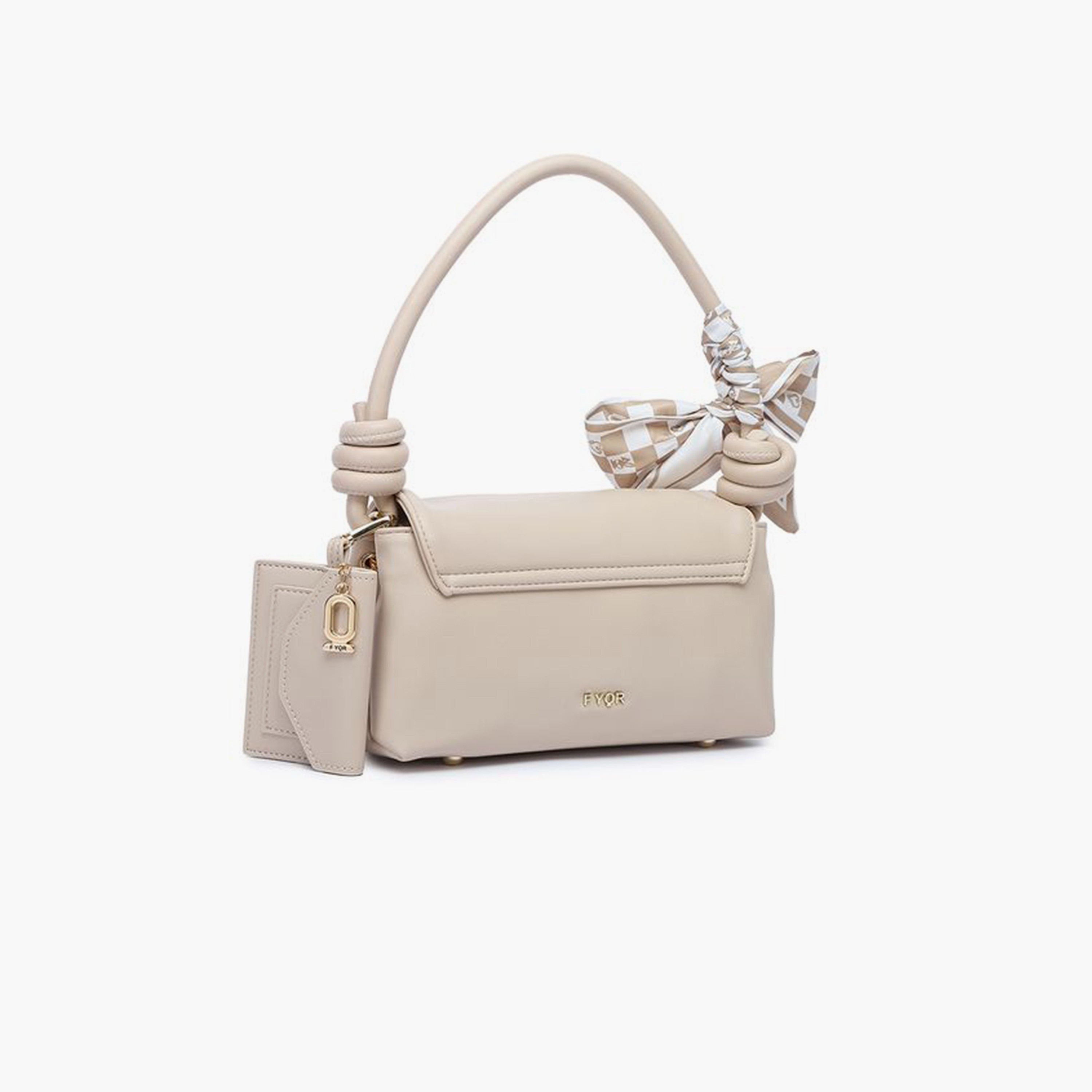فايور - شنطة كتف بمقبض علوي مزخرف مع غطاء | 24 × 8 × 22 سم-women-bagsandwallets-handbags-image-6