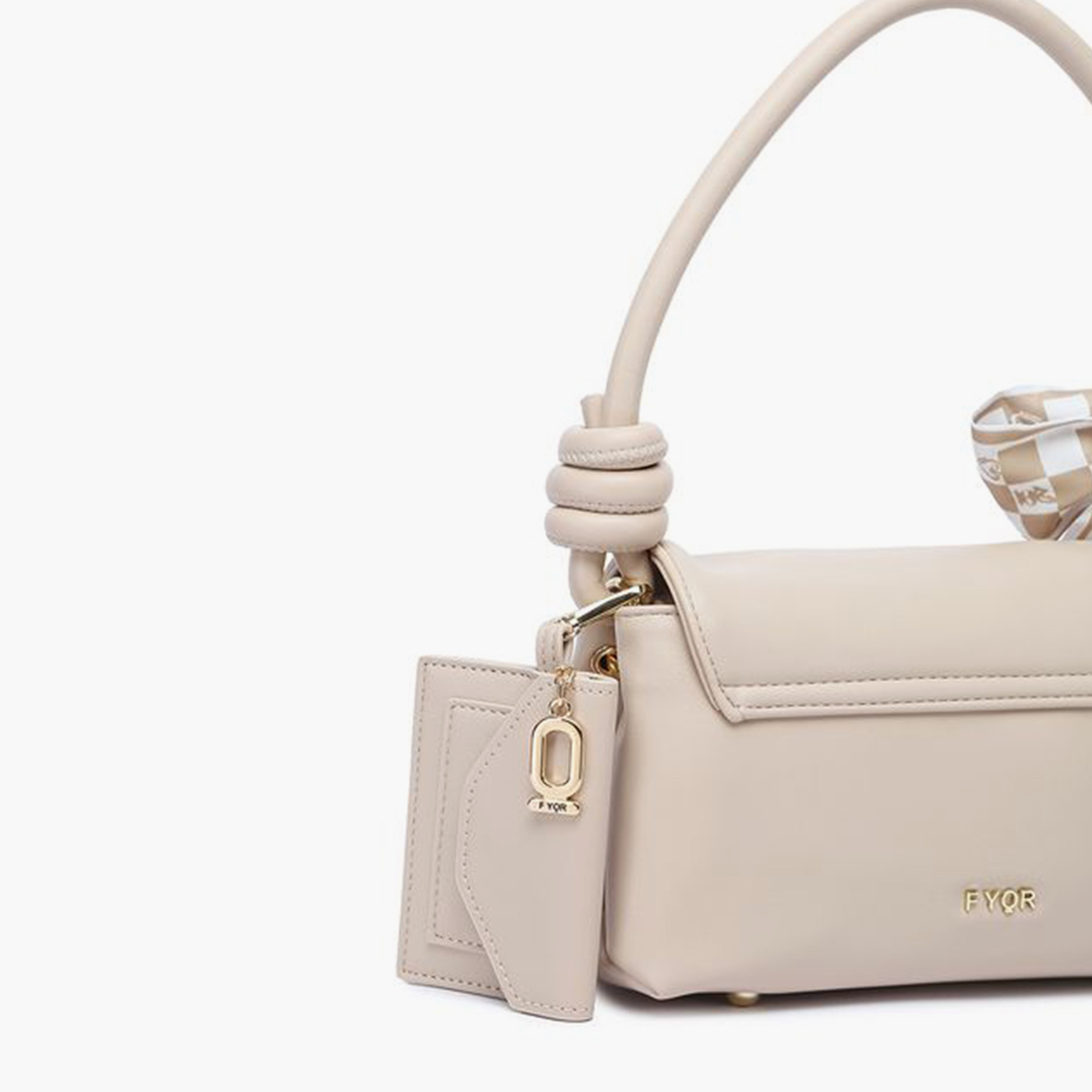 فايور - شنطة كتف بمقبض علوي مزخرف مع غطاء | 24 × 8 × 22 سم-women-bagsandwallets-handbags-image-8