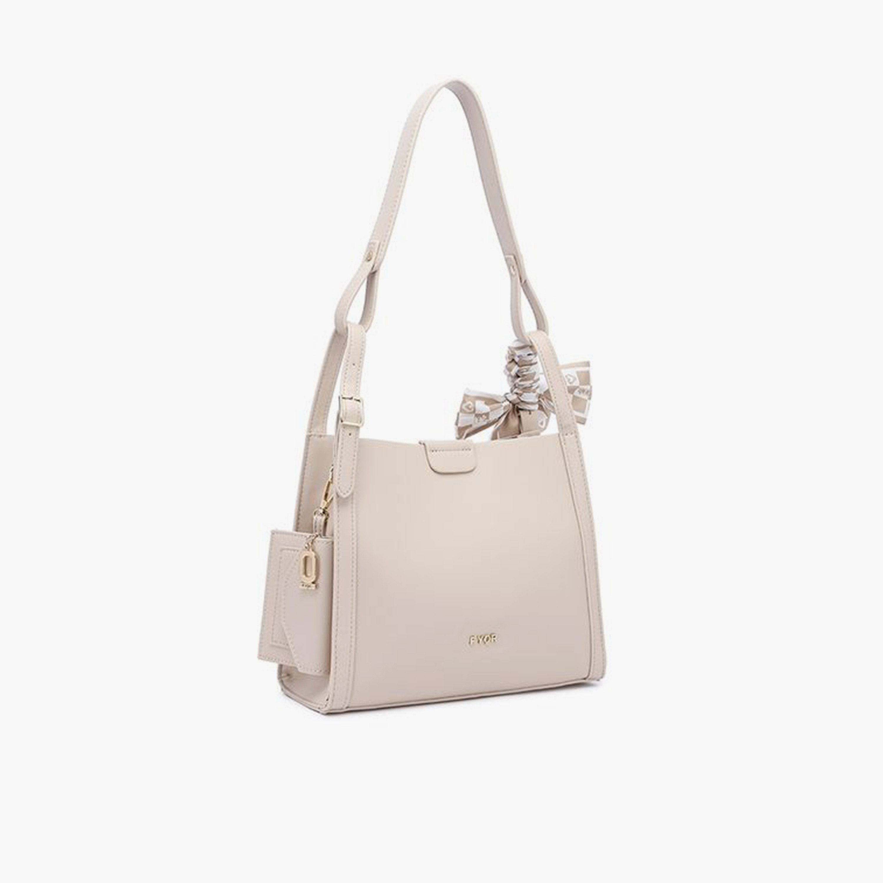 فايور - شنطة كتف تصميم مميز بمقبض علوي وسحاب وحزام قابل للفصل | 24 × 8 × 18 سم-women-bagsandwallets-handbags-image-6