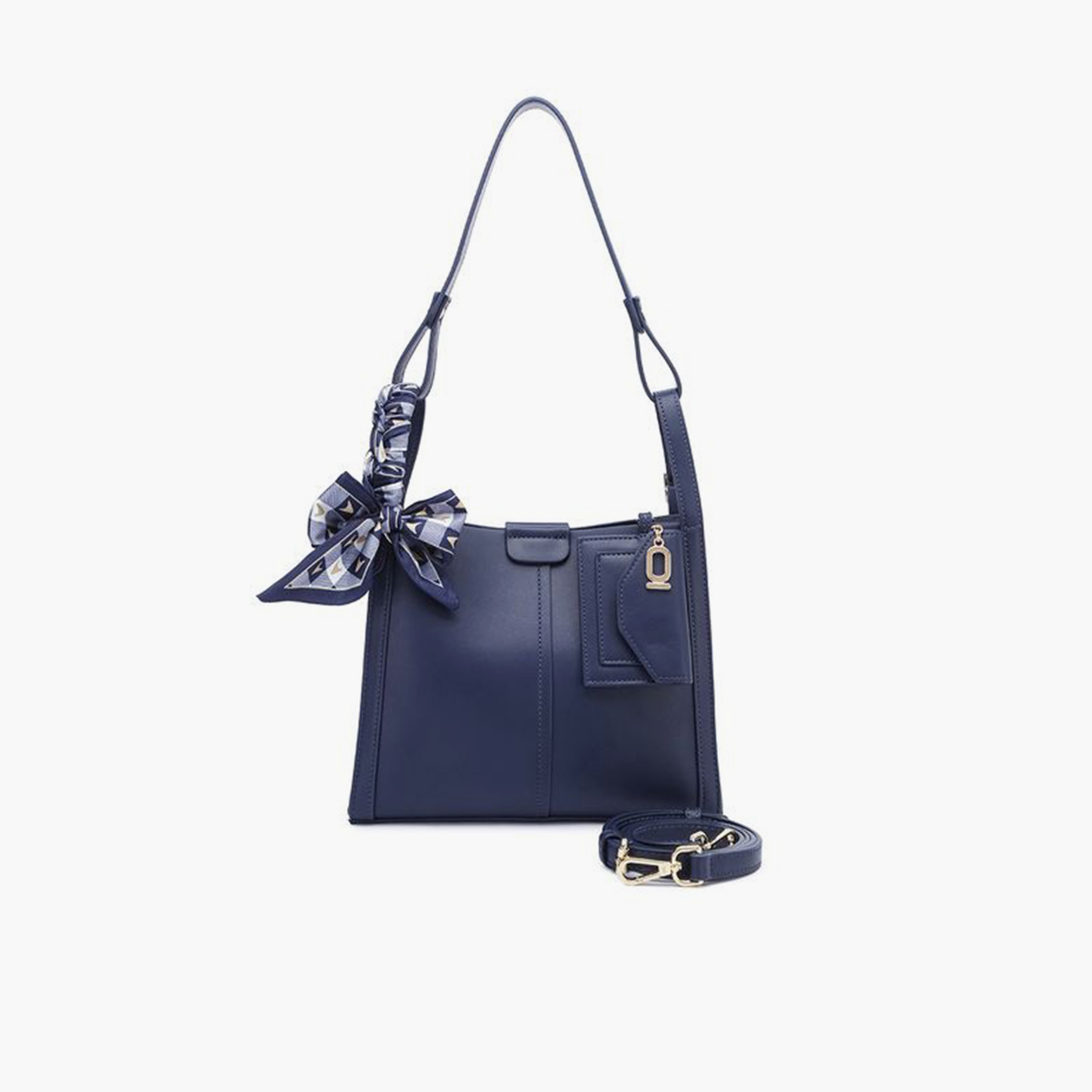 فايور - شنطة كتف تصميم مميز بمقبض علوي وسحاب وحزام قابل للفصل | 24 × 8 × 18 سم-women-bagsandwallets-handbags-image-9