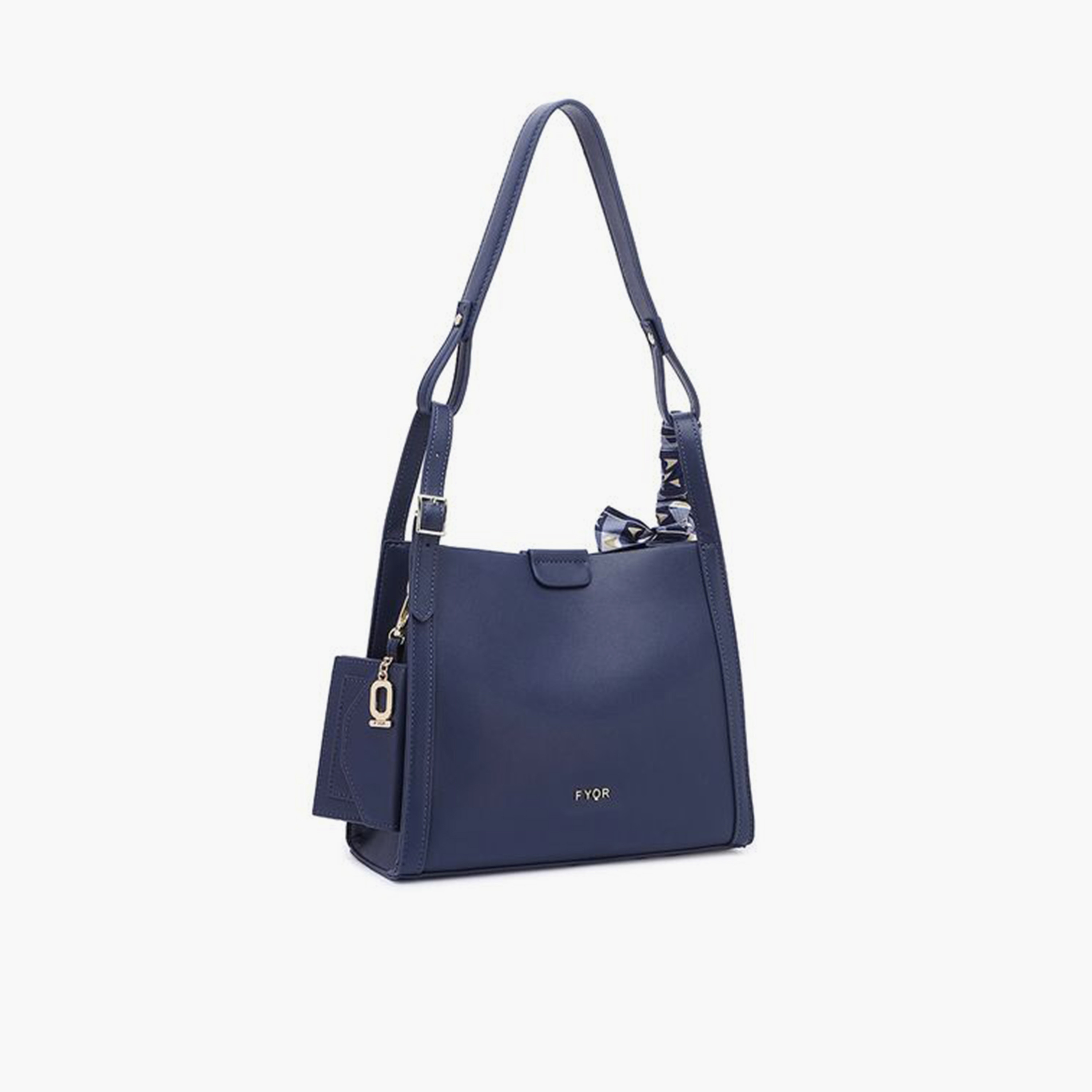 فايور - شنطة كتف تصميم مميز بمقبض علوي وسحاب وحزام قابل للفصل | 24 × 8 × 18 سم-women-bagsandwallets-handbags-image-10