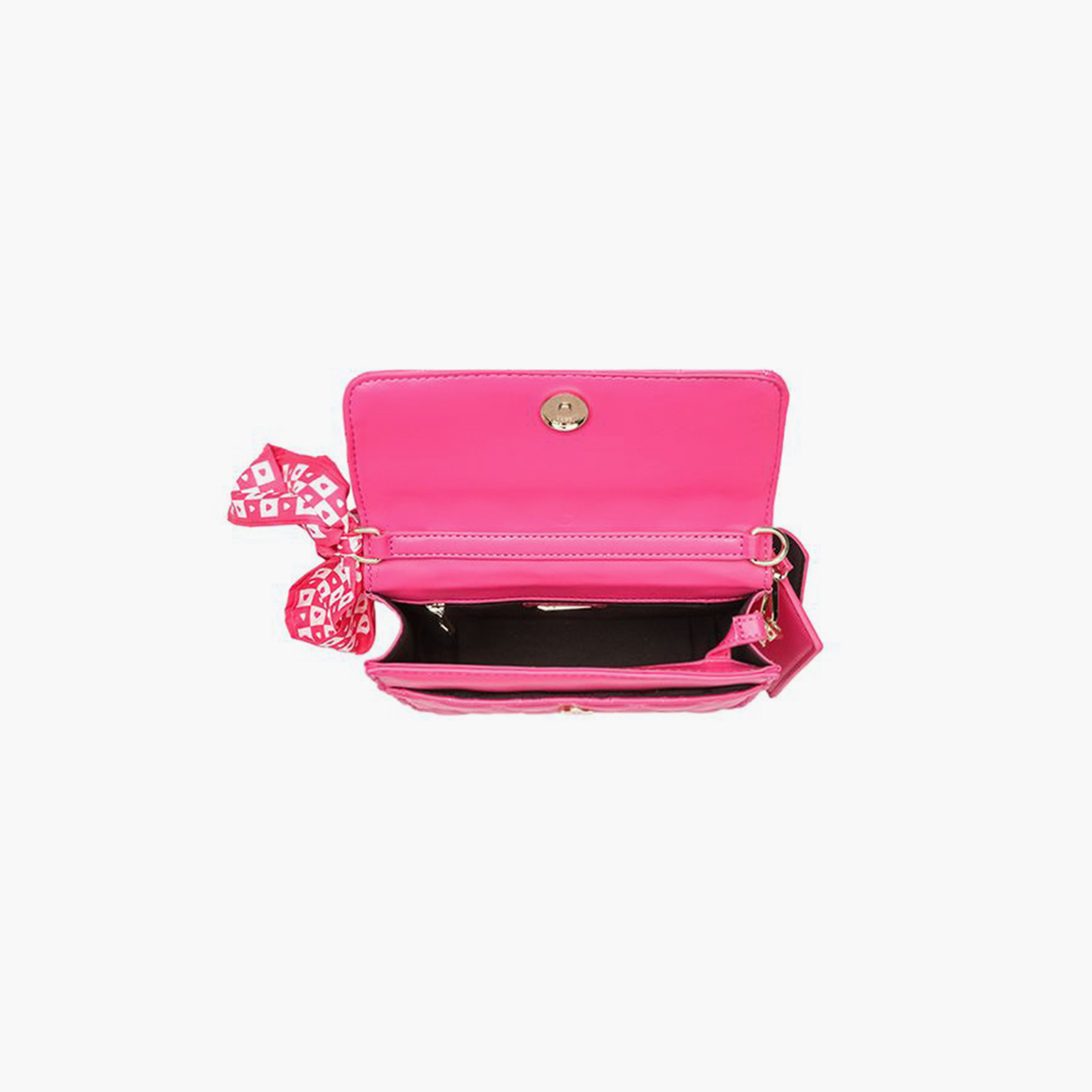 FYOR Quilted Shoulder Bag with Flap and Detachable Strap | 18.5 X 5.5 X 12 CM-women-bagsandwallets-handbags-image-3