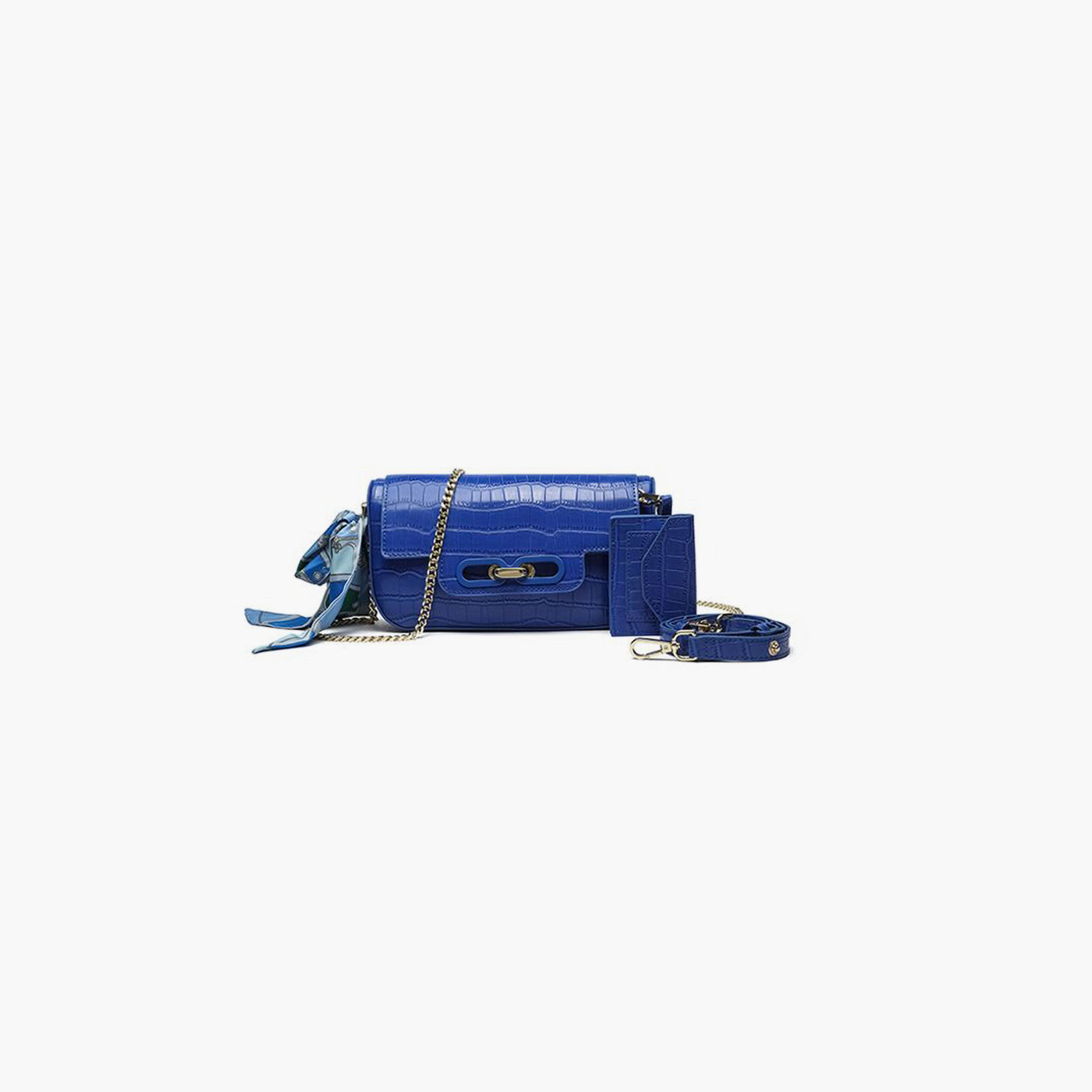 FYOR Animal Print Crossbody Bag with Twist Lock and Detachable Strap | 24 X 7 X 13 CM-women-bagsandwallets-handbags-image-1
