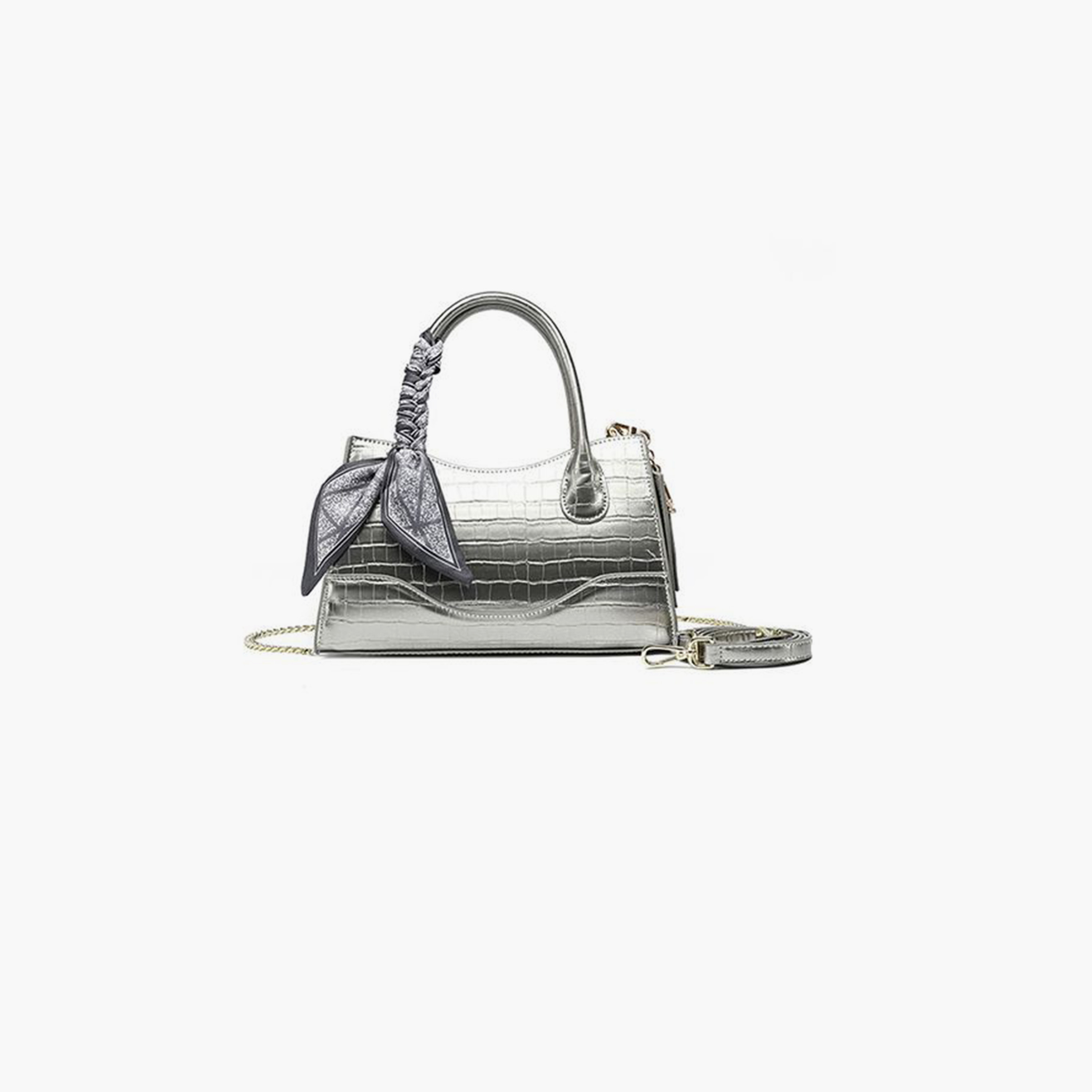 فايور - شنطة ساتشيل بطبعة حيوانية بمقبض علوي وسحاب وحزام قابل للفصل | 27 × 6 × 15 سم-women-bagsandwallets-handbags-image-1