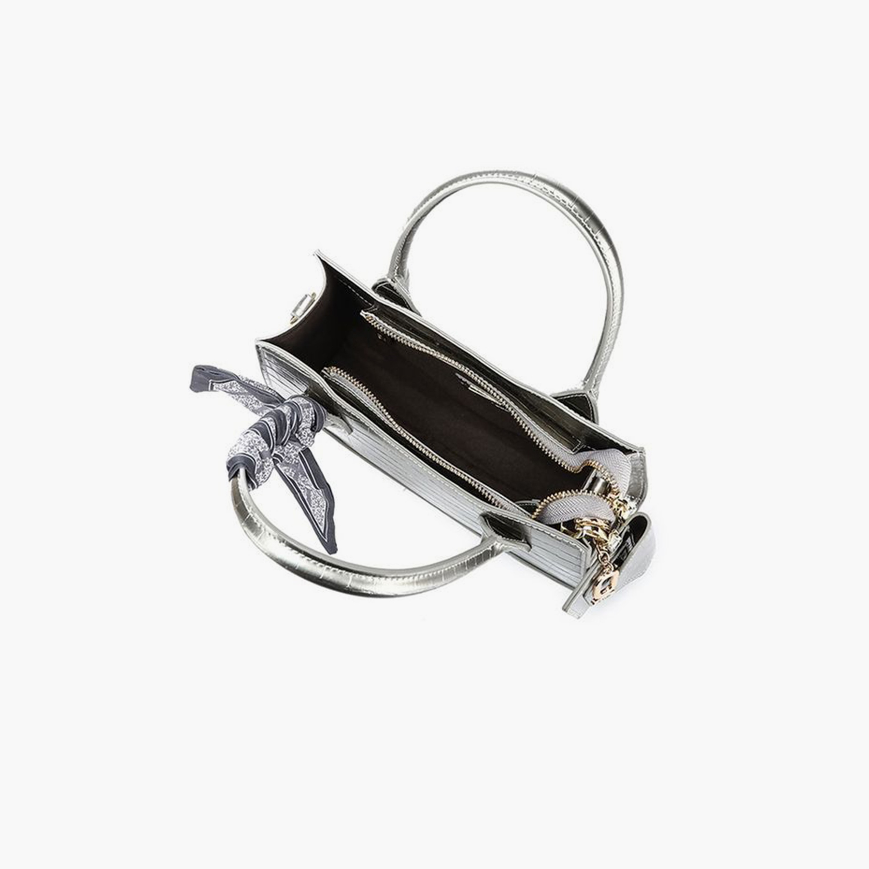 FYOR Animal Print Top Handle Satchel Bag with Zipper and Detachable Strap | 27 X 6 X 15 CM-women-bagsandwallets-handbags-image-3