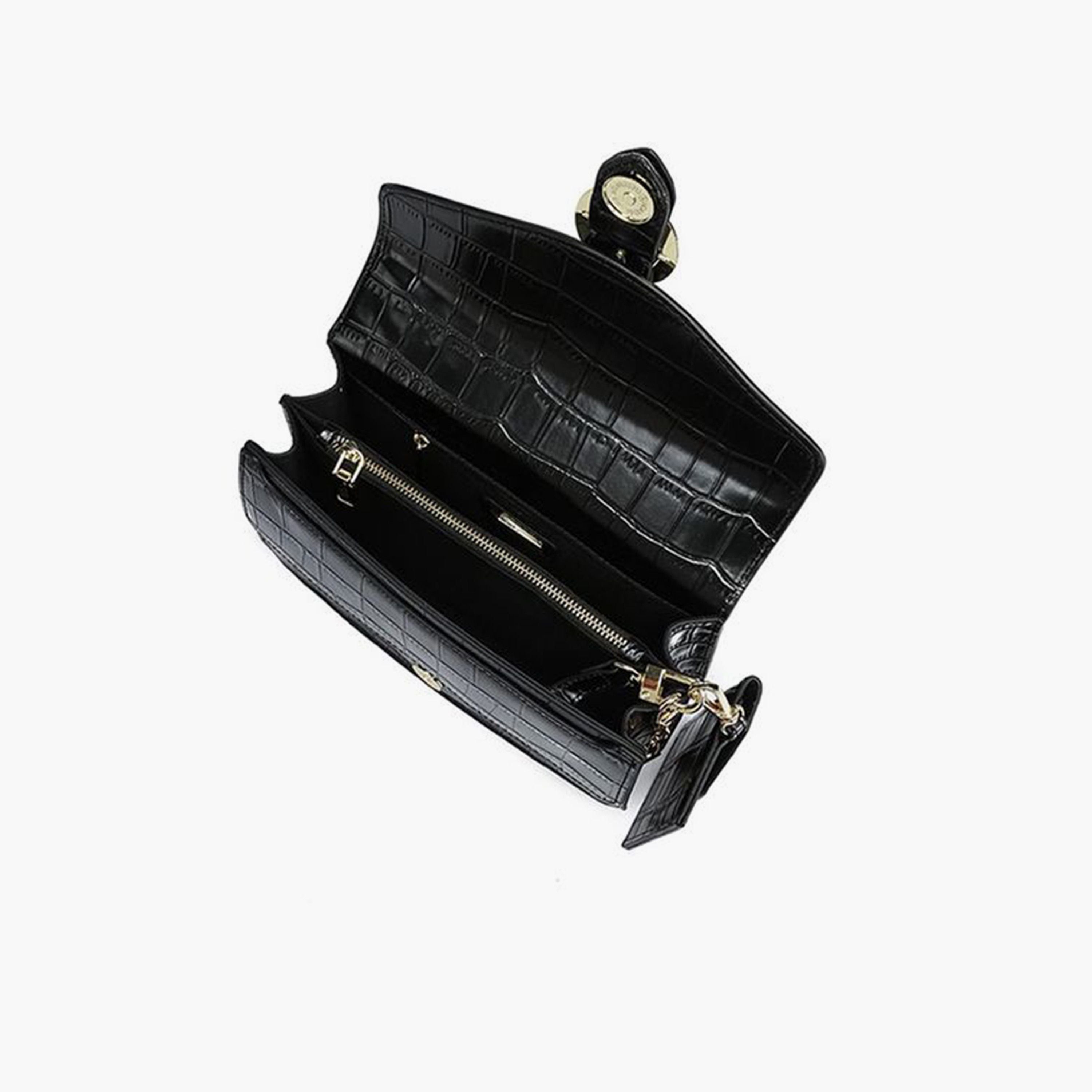 فايور - شنطة كتف بطبعة حيوانية مع قفل مغناطيسي وحزام قابل للفصل | 22.5 × 6.5 × 13.5 سم-women-bagsandwallets-handbags-image-3