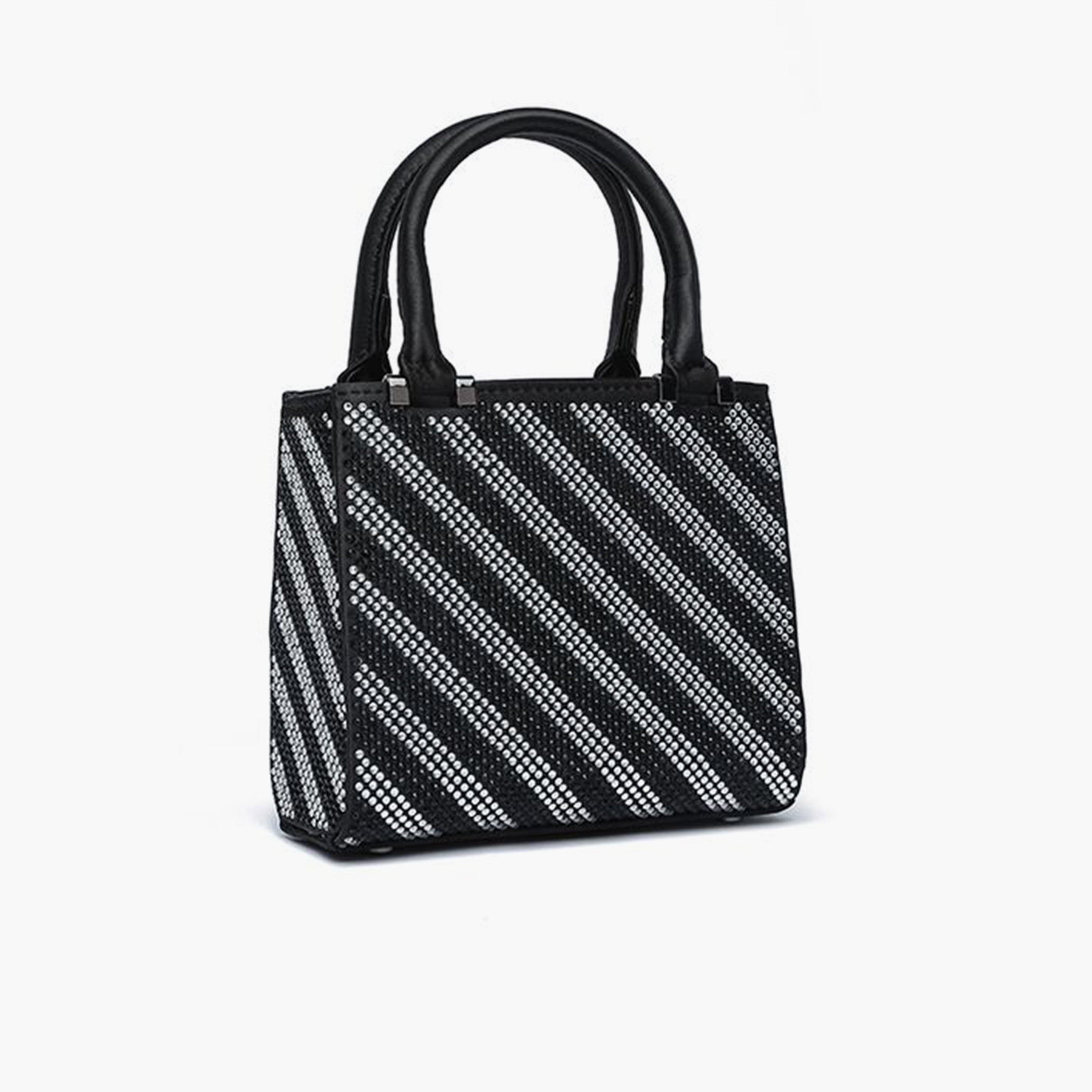 فايور - شنطة يد مزخرفة بمقبض علوي وقفل مغناطيسي وحزام قابل للفصل | 17 × 7 × 14.5 سم-women-bagsandwallets-handbags-image-6