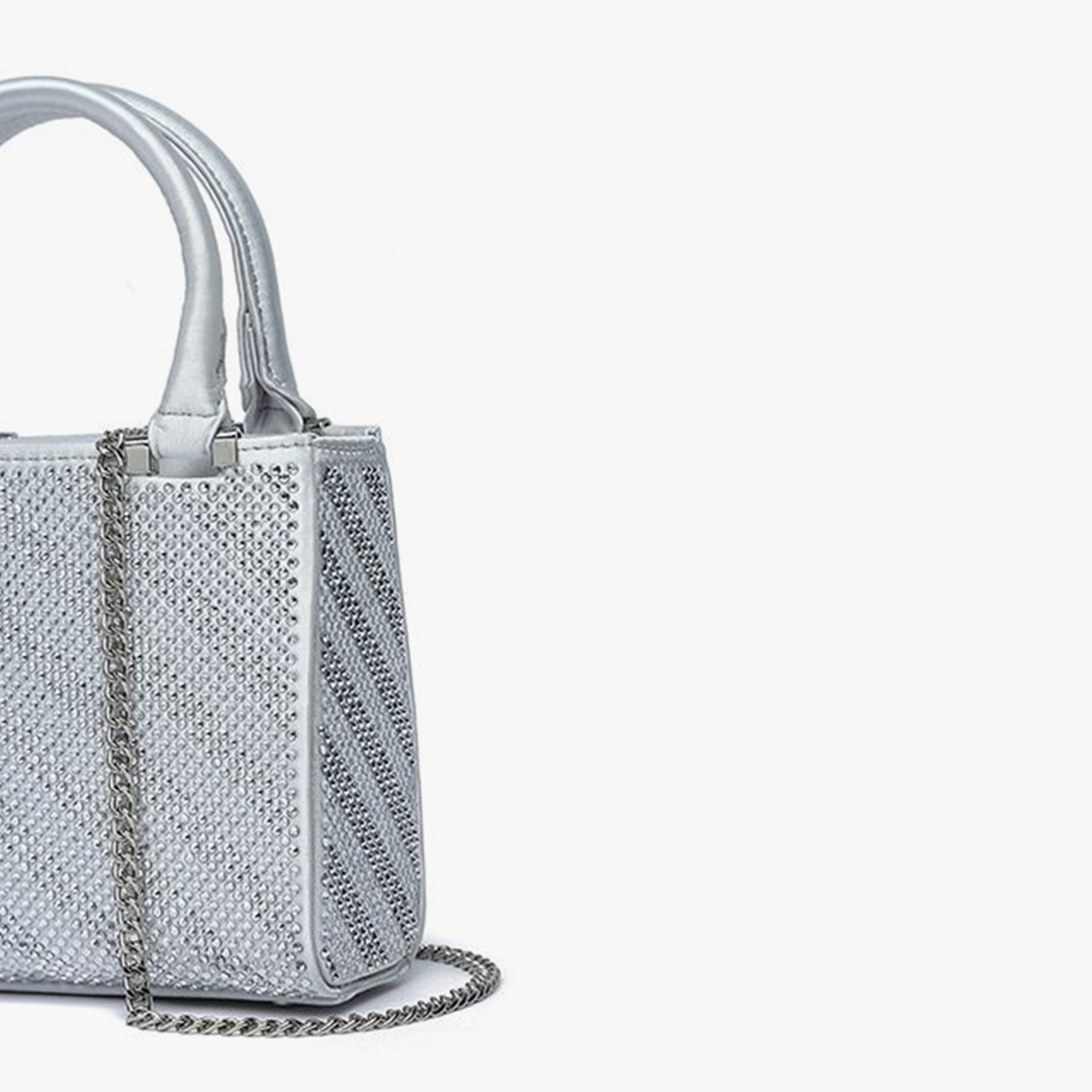 فايور - شنطة يد مزخرفة بمقبض علوي وقفل مغناطيسي وحزام قابل للفصل | 17 × 7 × 14.5 سم-women-bagsandwallets-handbags-image-4