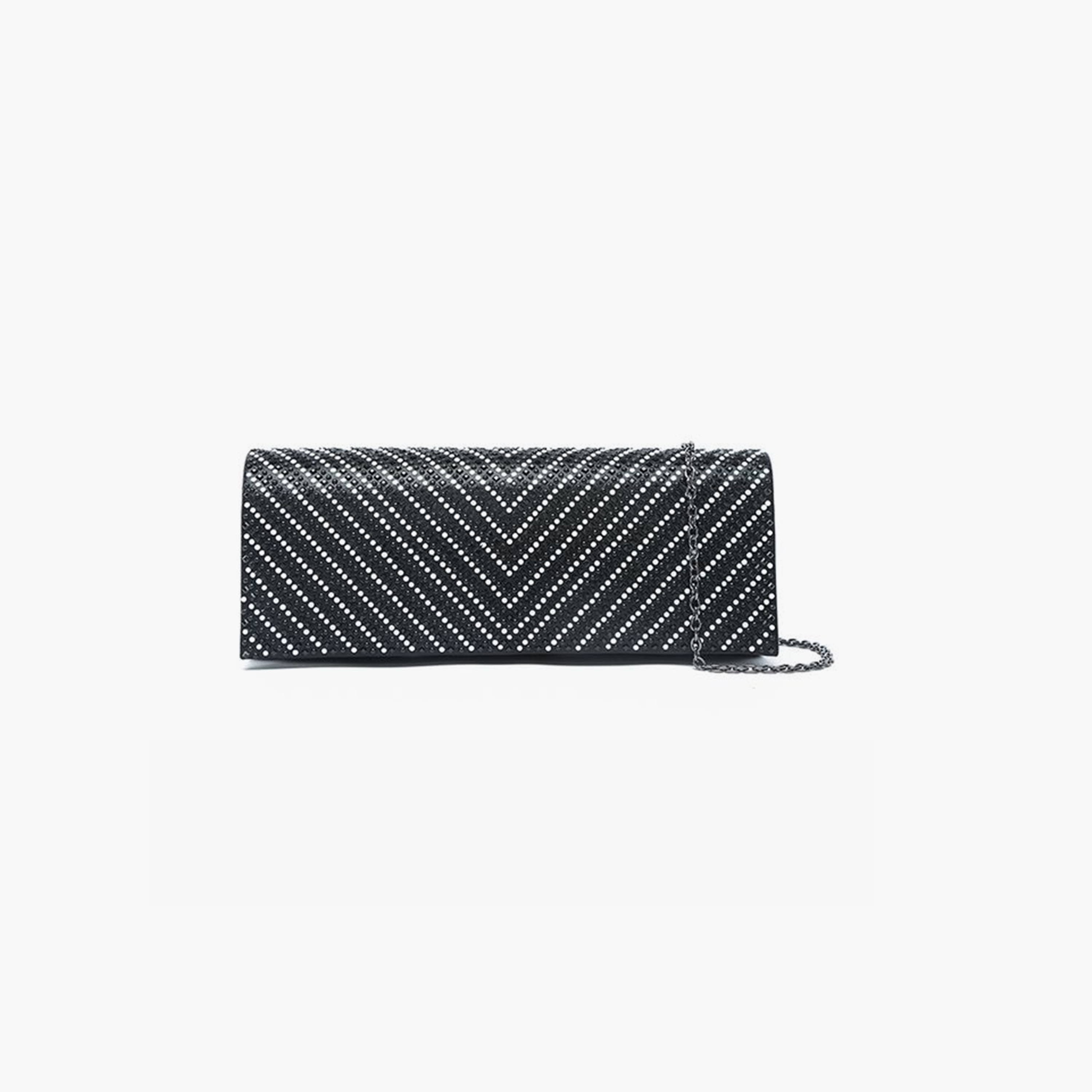 FYOR Embellished Crossbody Bag with Flap and Detachable Strap | 26 X 5.5 X 10.5 CM-women-bagsandwallets-handbags-image-1