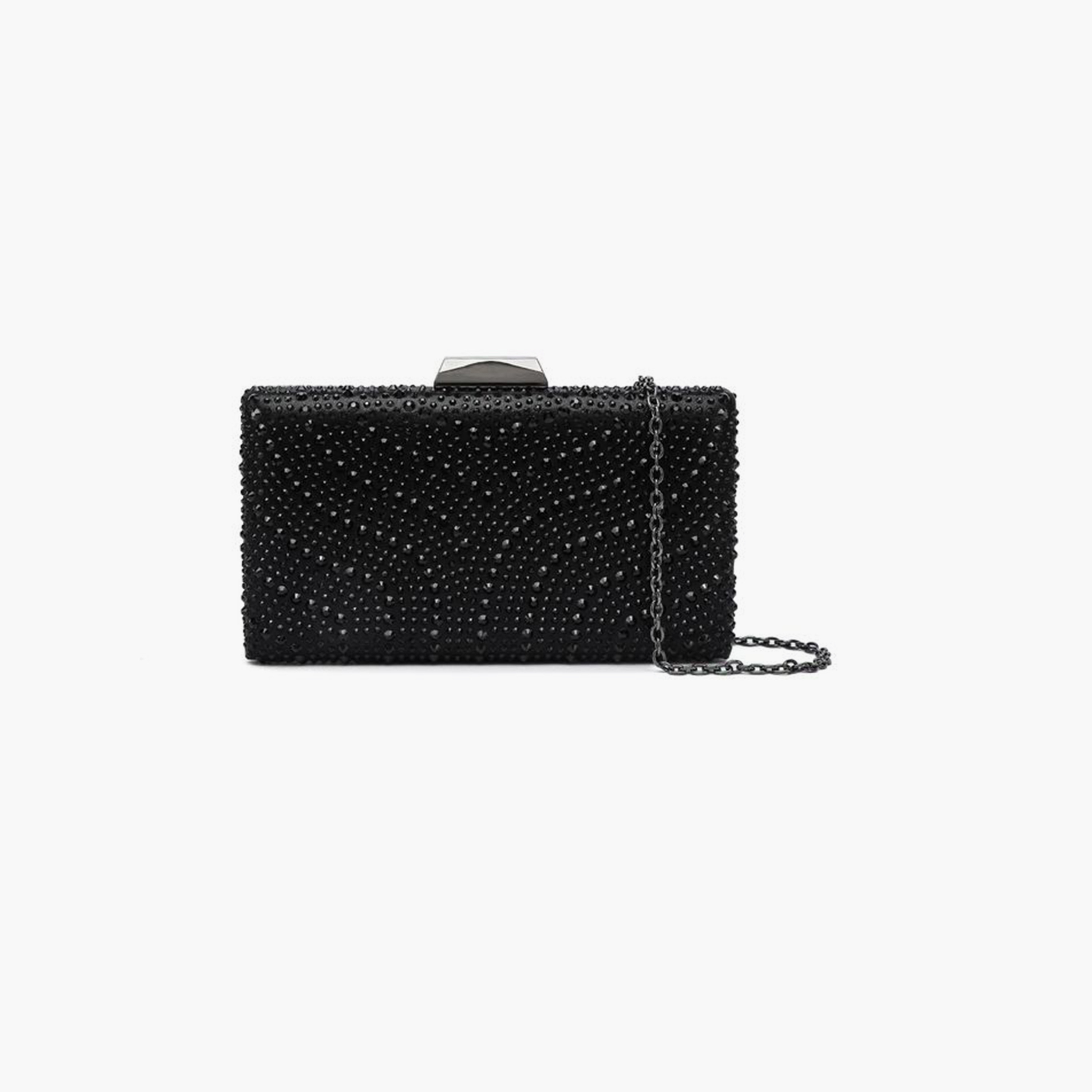 FYOR Embellished Shoulder Bag with Twist Lock and Detachable Strap | 20 X 3 X 12 CM-women-bagsandwallets-handbags-image-1