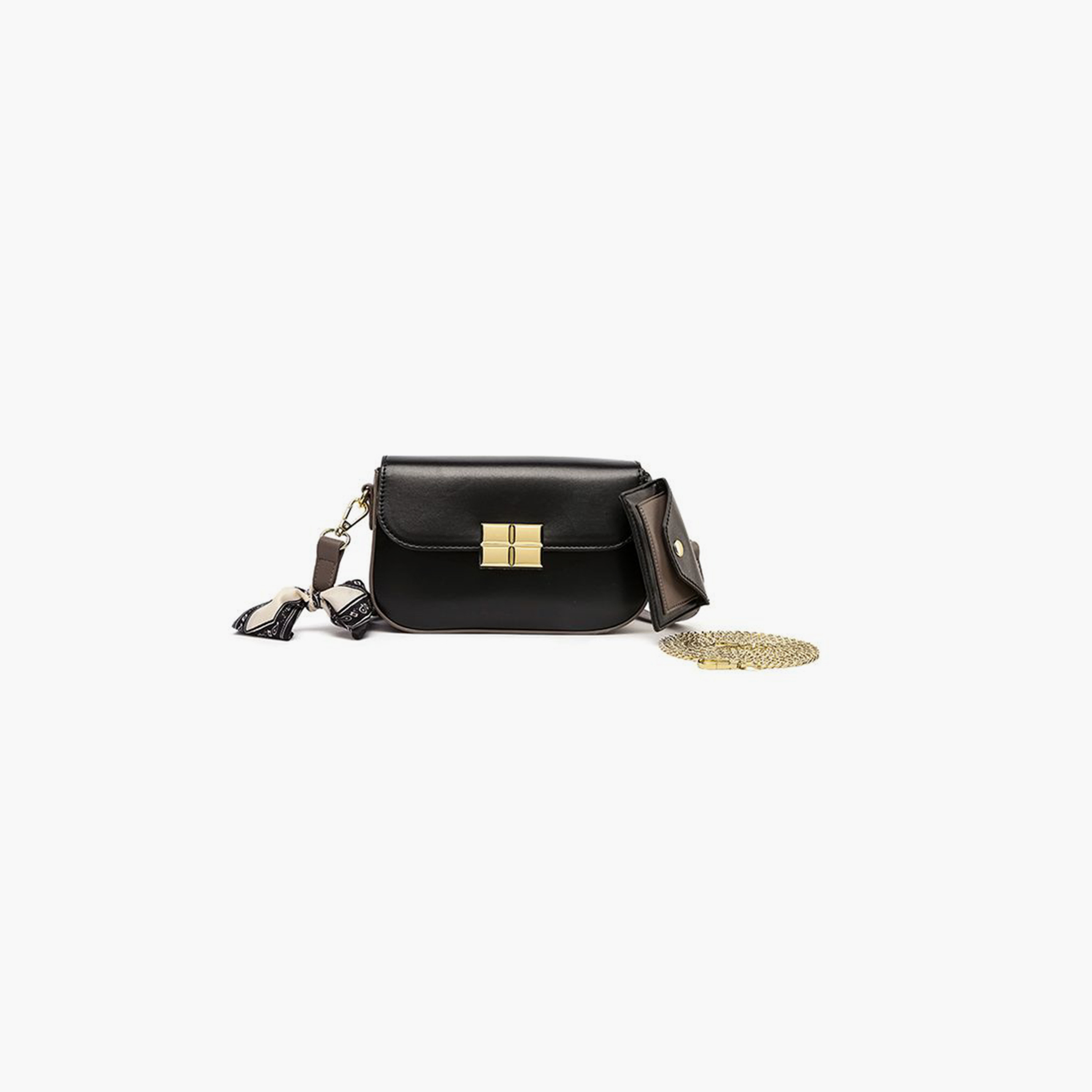 فايور - شنطة يد بسيطة بقفل مغناطيسي وحزام قابل للفصل | 21 × 6 × 13.5 سم-women-bagsandwallets-handbags-image-1