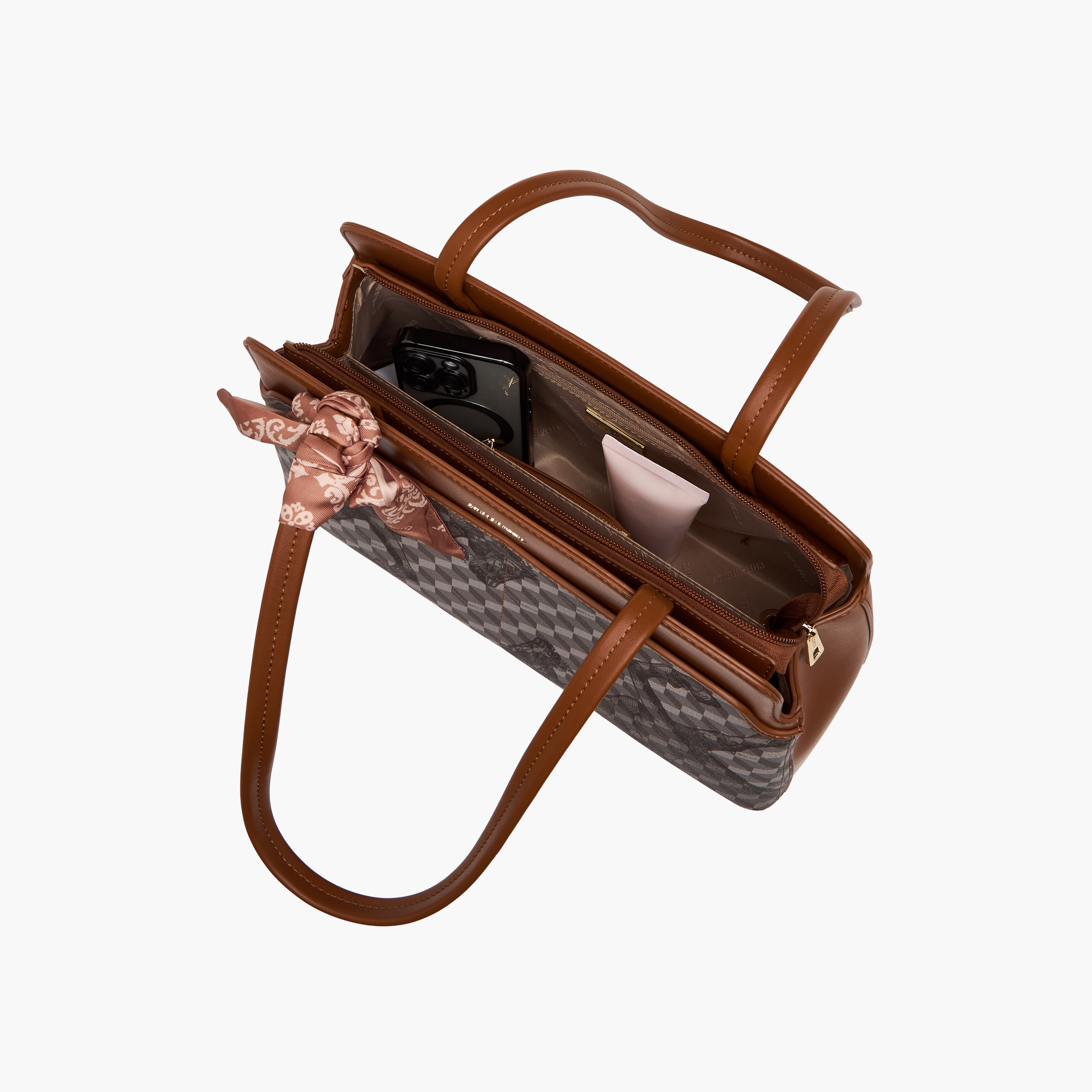 Chrisbella Scarf Accent Tote Bag with Wallet-women-bagsandwallets-handbags-image-9