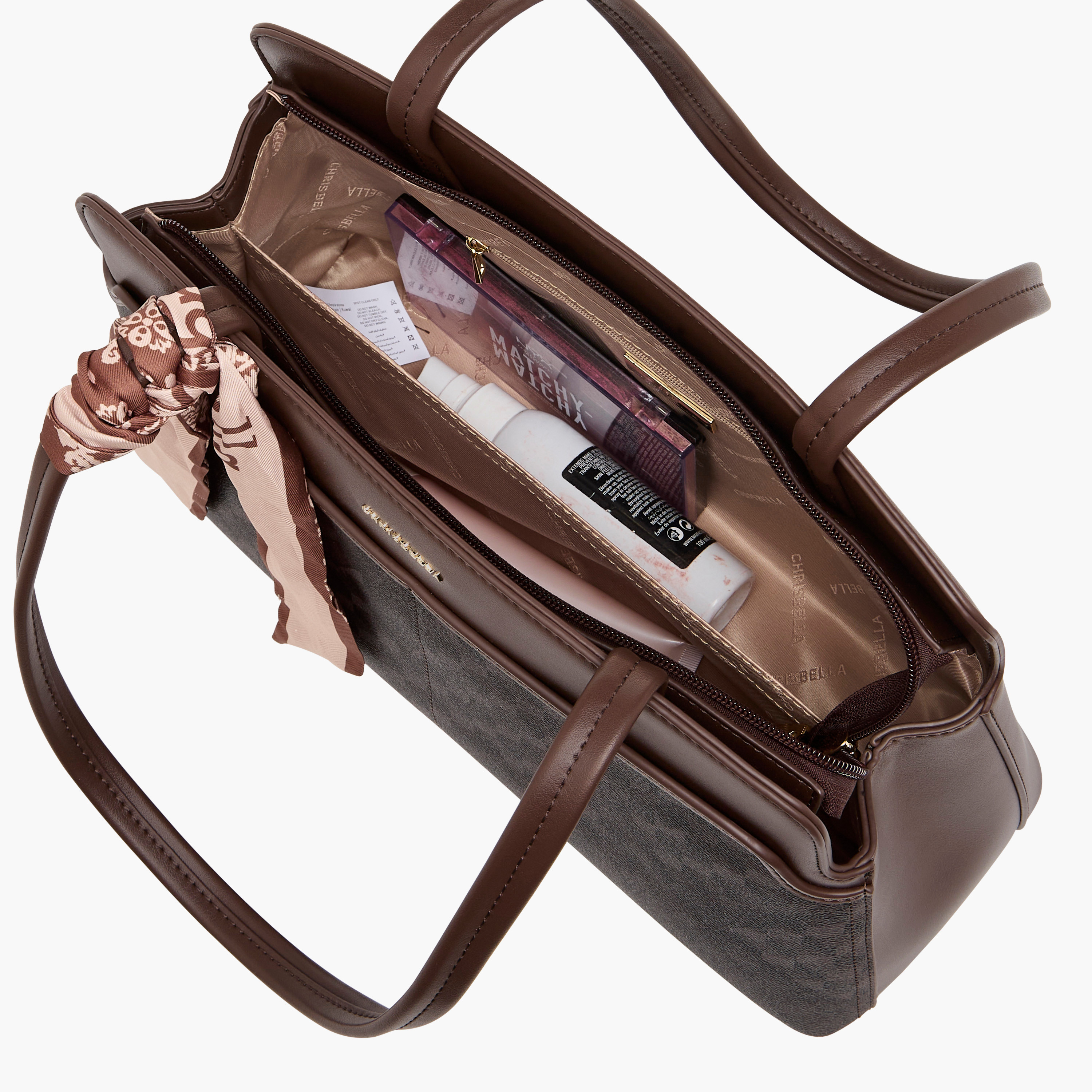 Chrisbella Scarf Accent Tote Bag with Wallet-women-bagsandwallets-handbags-image-10