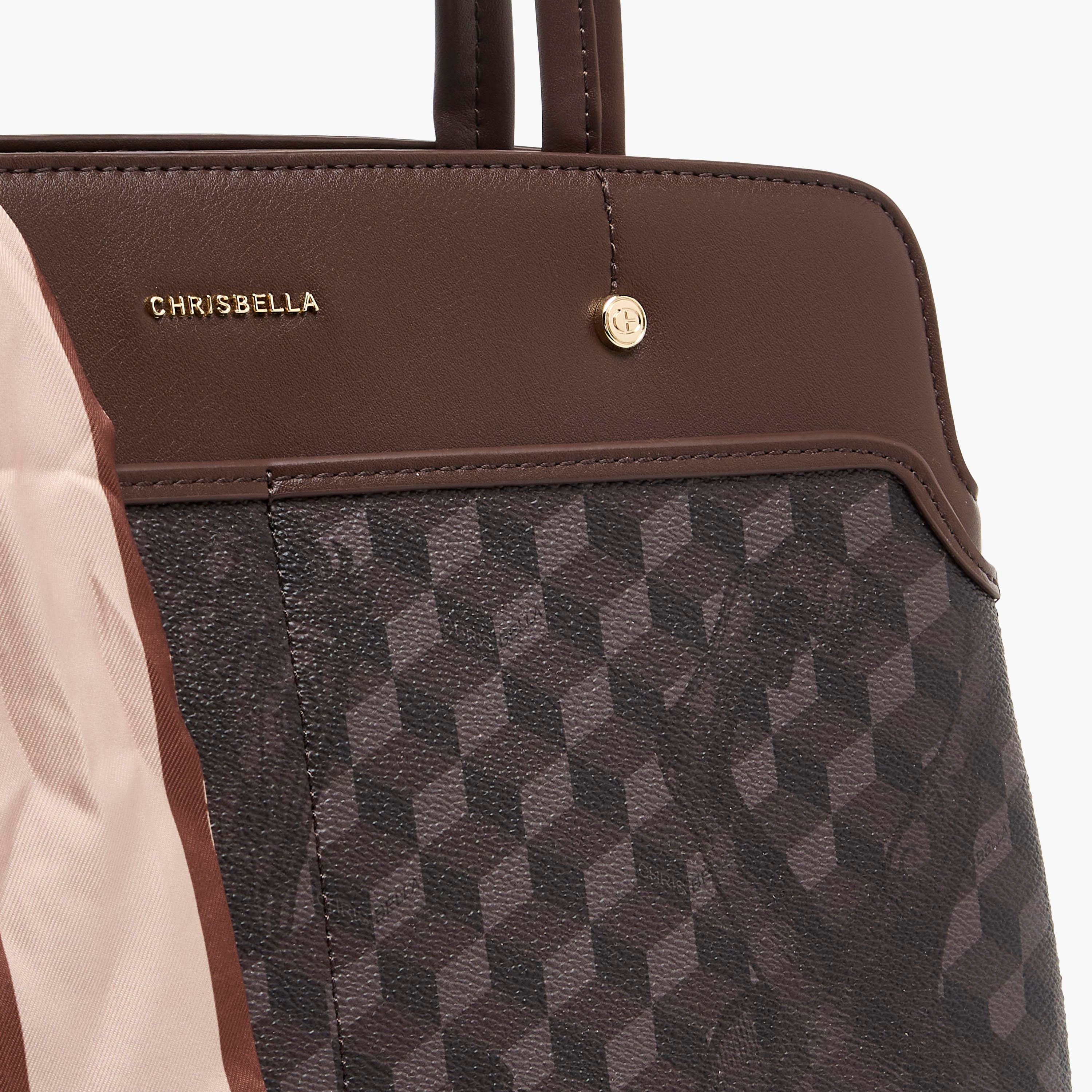 Chrisbella Scarf Accent Tote Bag with Wallet-women-bagsandwallets-handbags-image-7