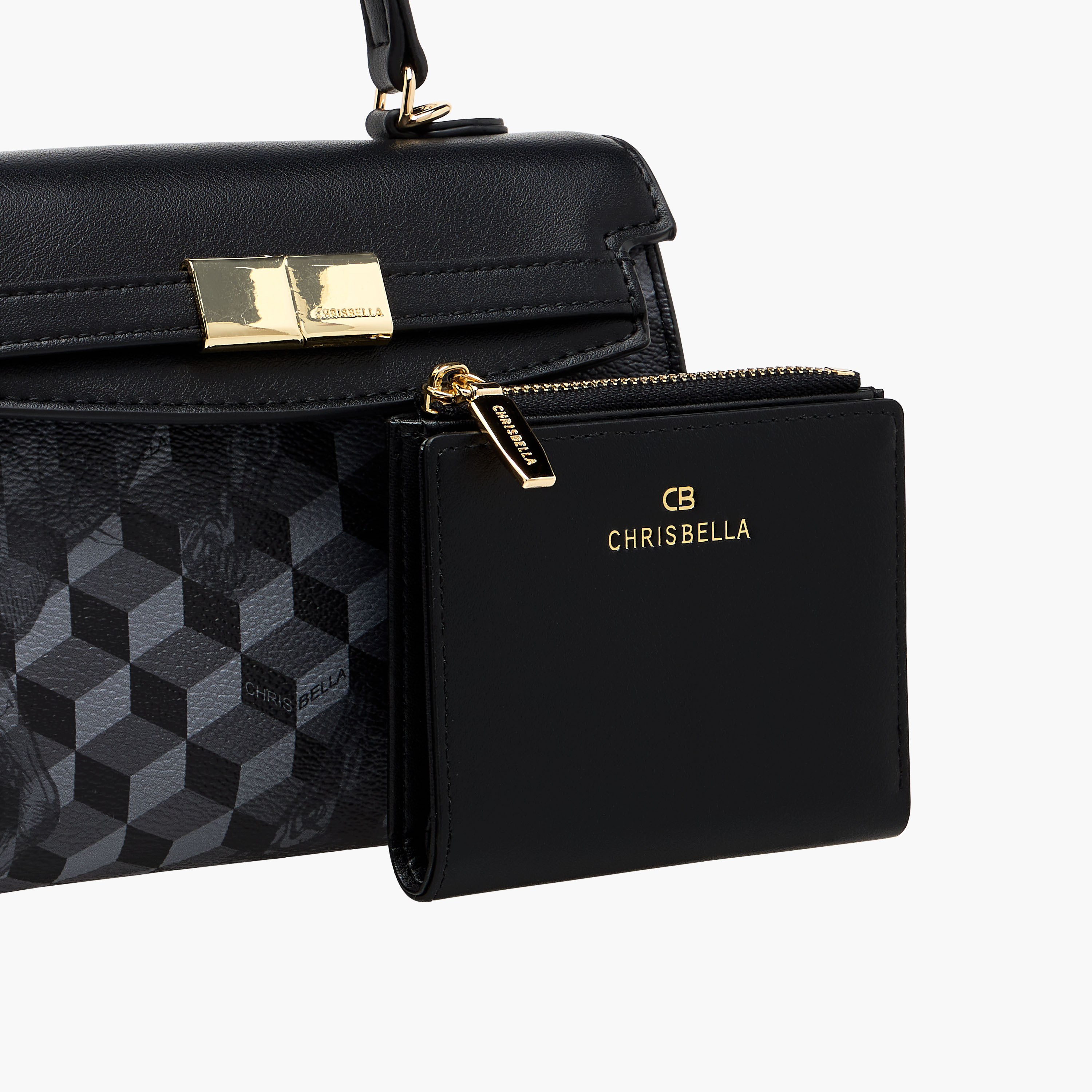 Chrisbella Geometric Print Crossbody Bag with Wallet-women-bagsandwallets-handbags-image-6