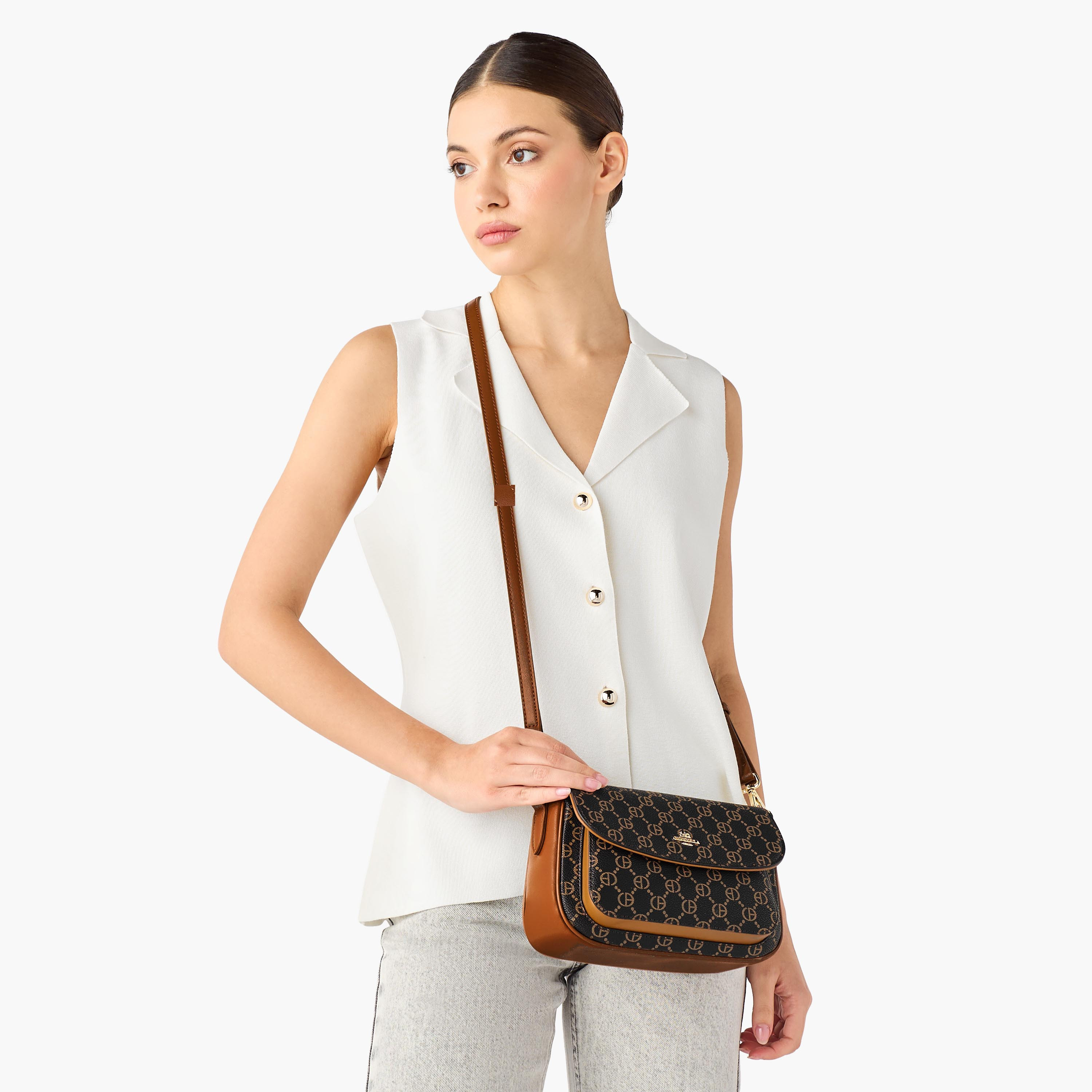 شنطة كروس بودي بطبعات مع محفظة من كريسبيلا-women-bagsandwallets-handbags-image-2