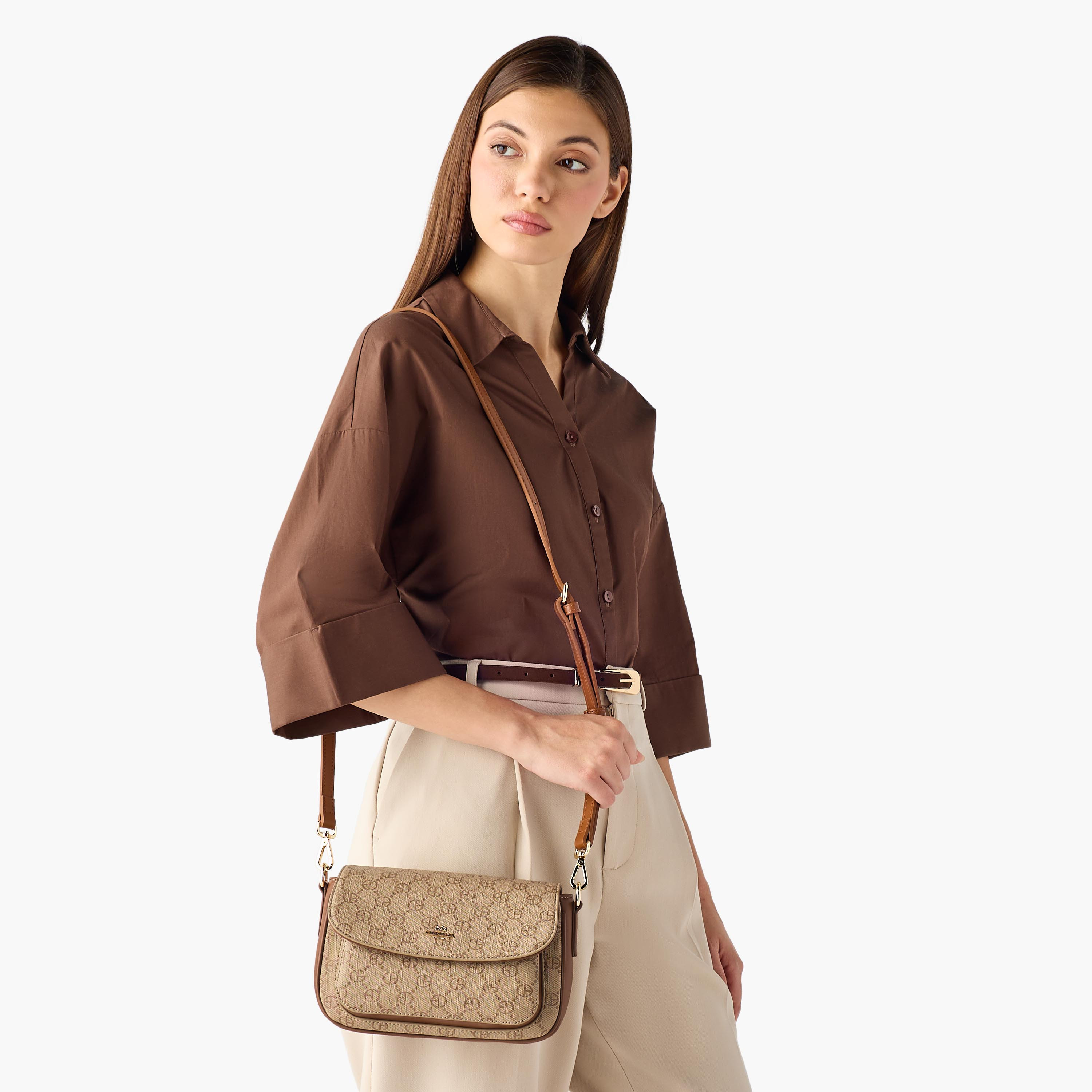 شنطة كروس بودي بطبعات مع محفظة من كريسبيلا-women-bagsandwallets-handbags-image-2