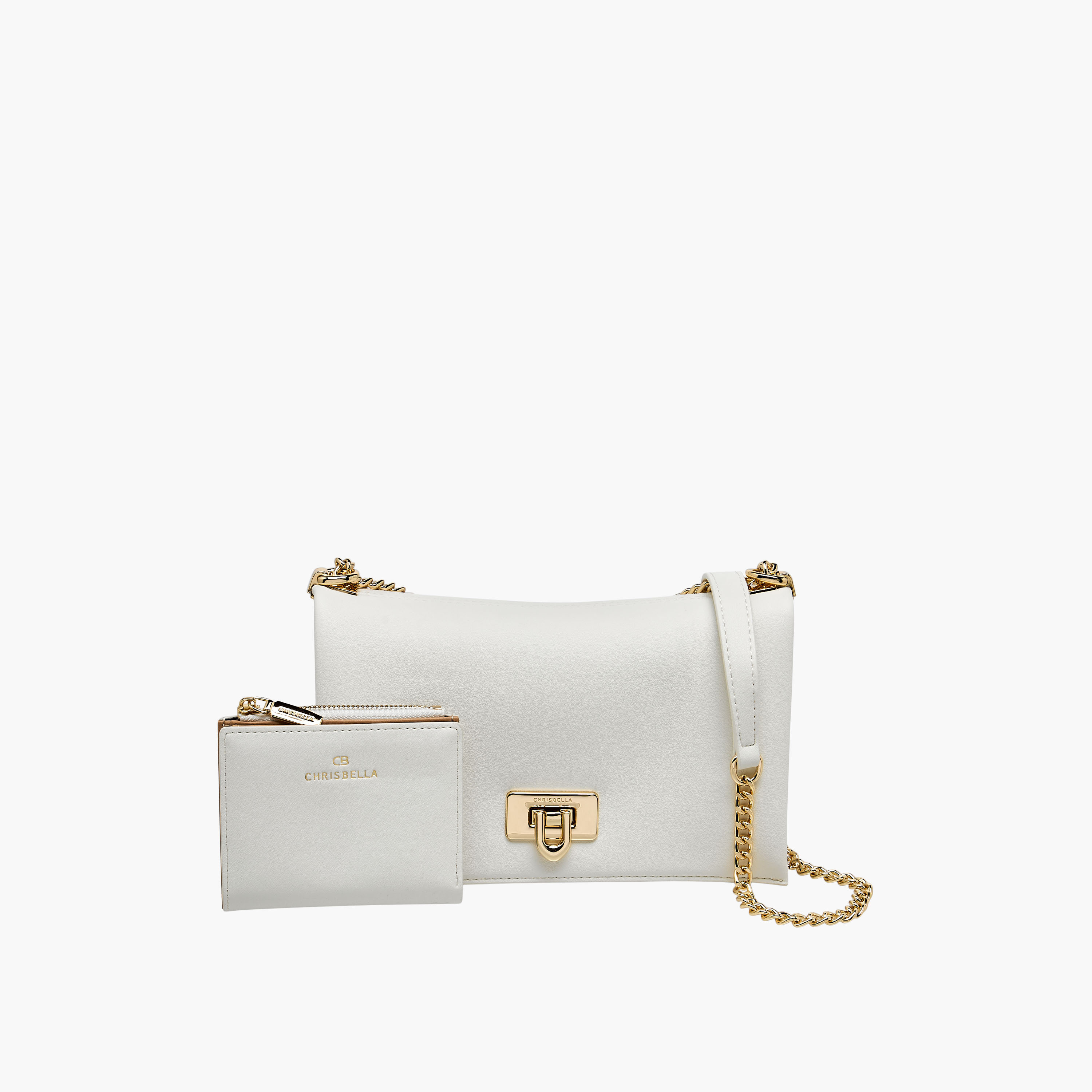 شنطة كروس بودي بحزام سلسلة مع محفظة من كريسبيلا-women-bagsandwallets-handbags-image-1