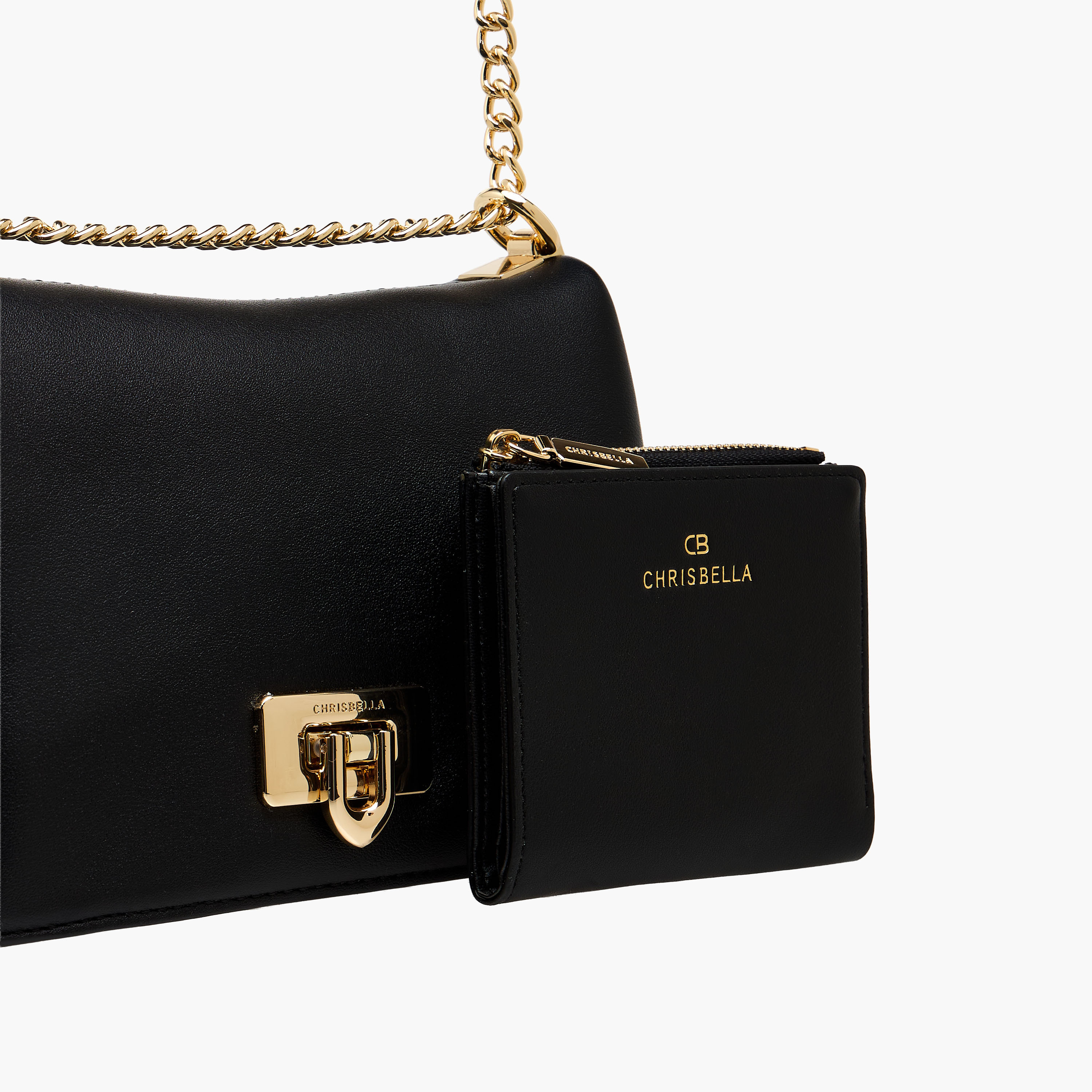 شنطة كروس بودي بحزام سلسلة ومحفظة من كريسبيلا-women-bagsandwallets-handbags-image-7