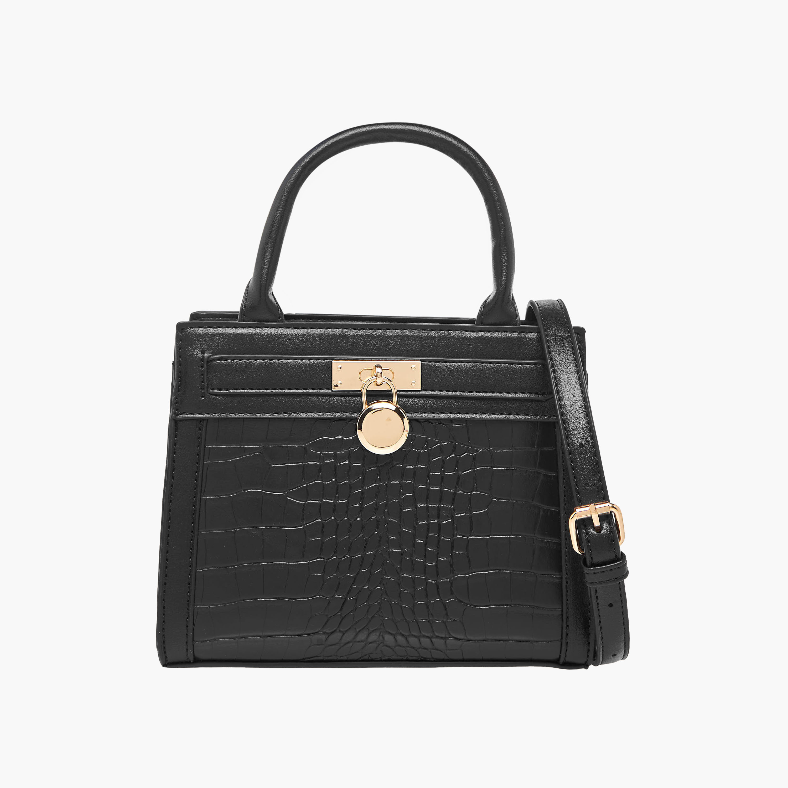 Adore Textured Crossbody Bag with Detachable Strap-women-bagsandwallets-handbags-image-1
