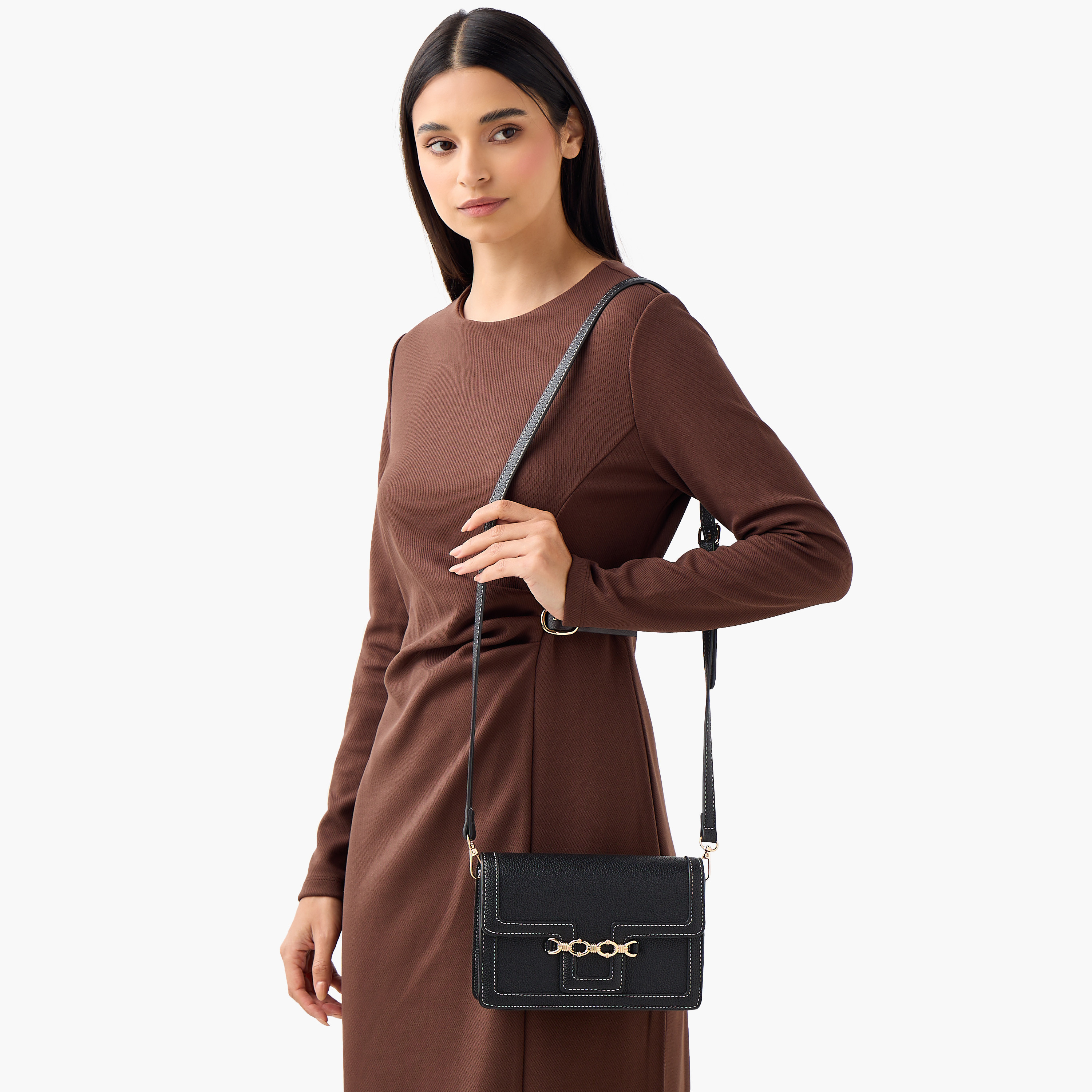 شنطة كروس بودي بارزة الملمس بحزام قابل للفصل من أدور-women-bagsandwallets-handbags-image-8