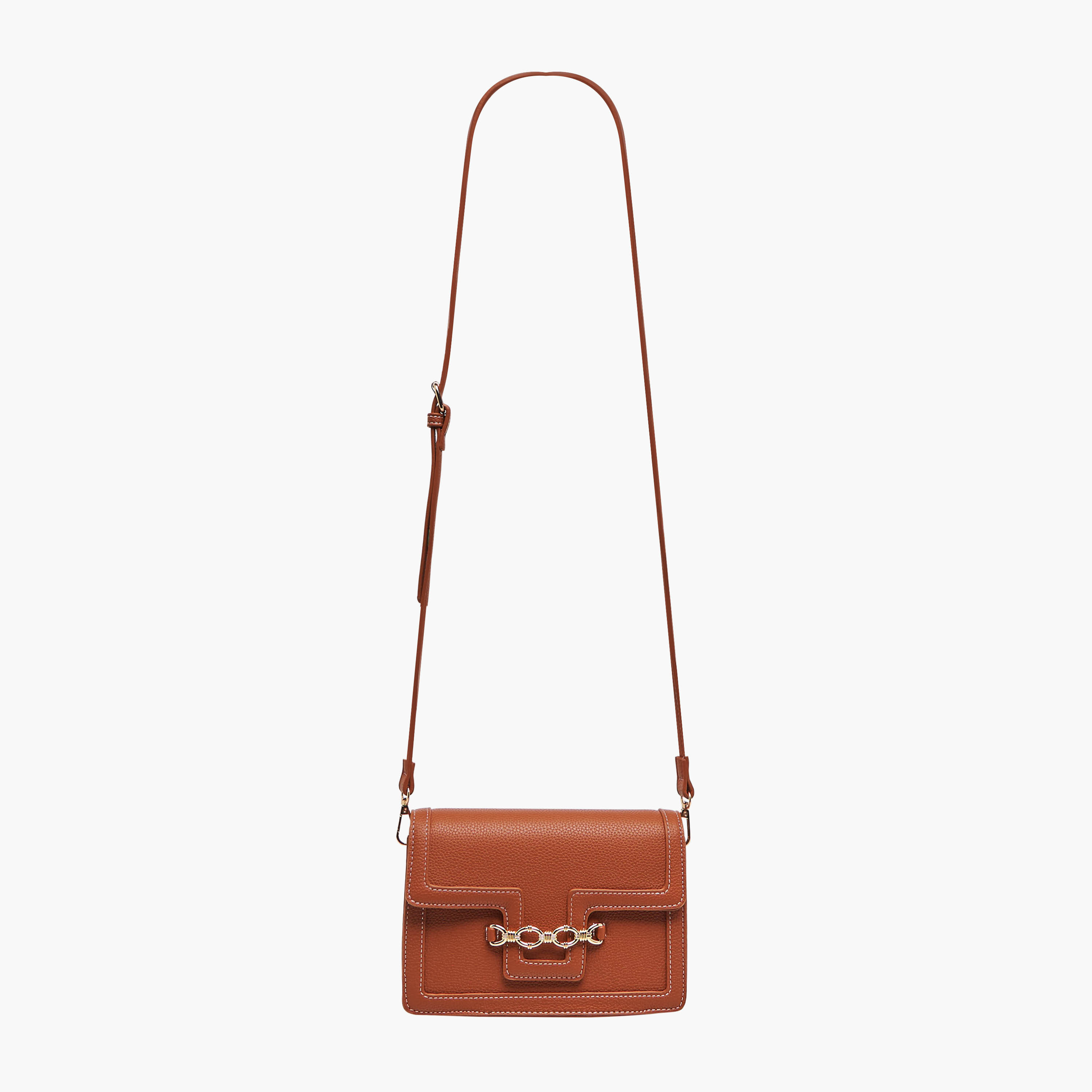 Adore Textured Crossbody Bag with Detachable Strap-women-bagsandwallets-handbags-image-3