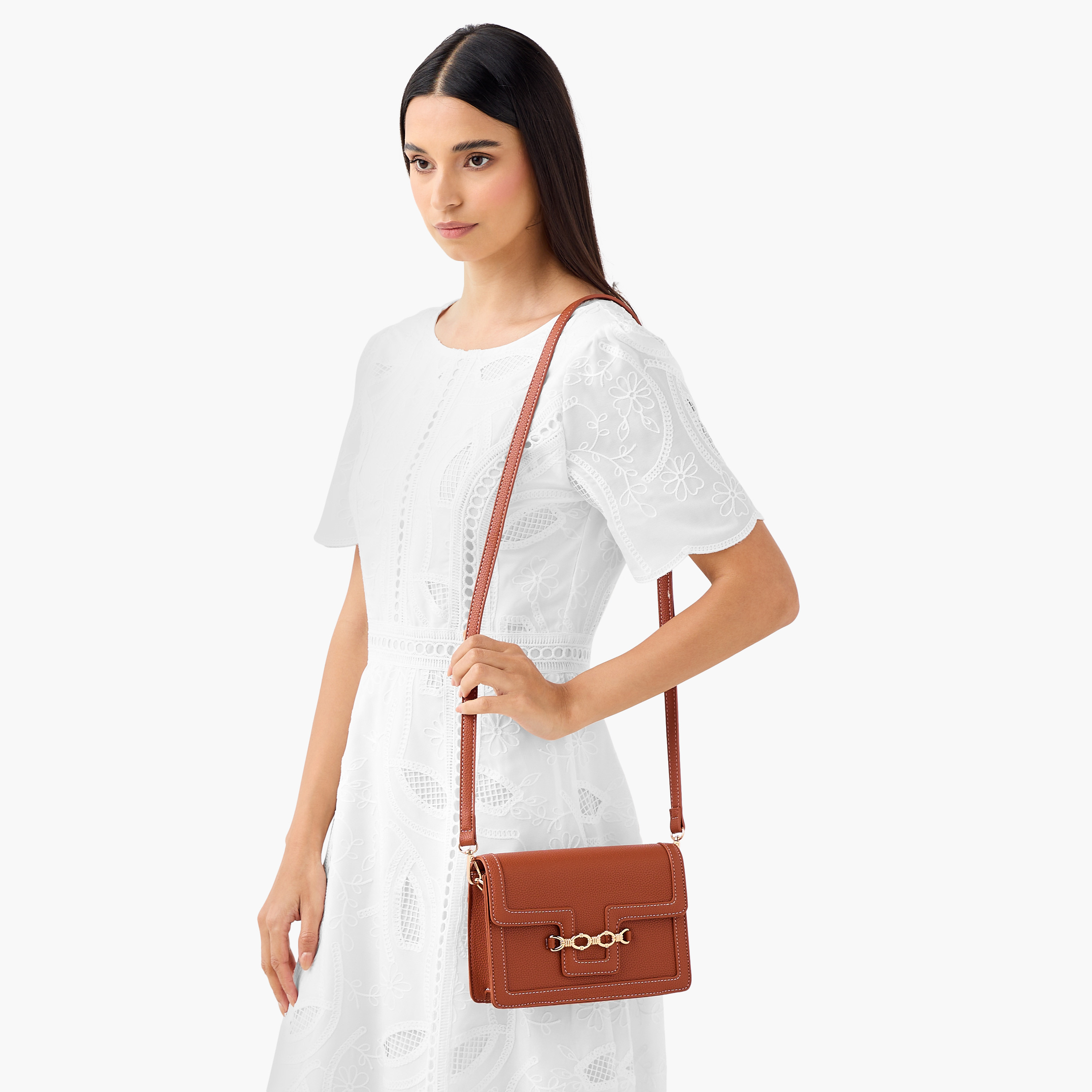 Adore Textured Crossbody Bag with Detachable Strap-women-bagsandwallets-handbags-image-8