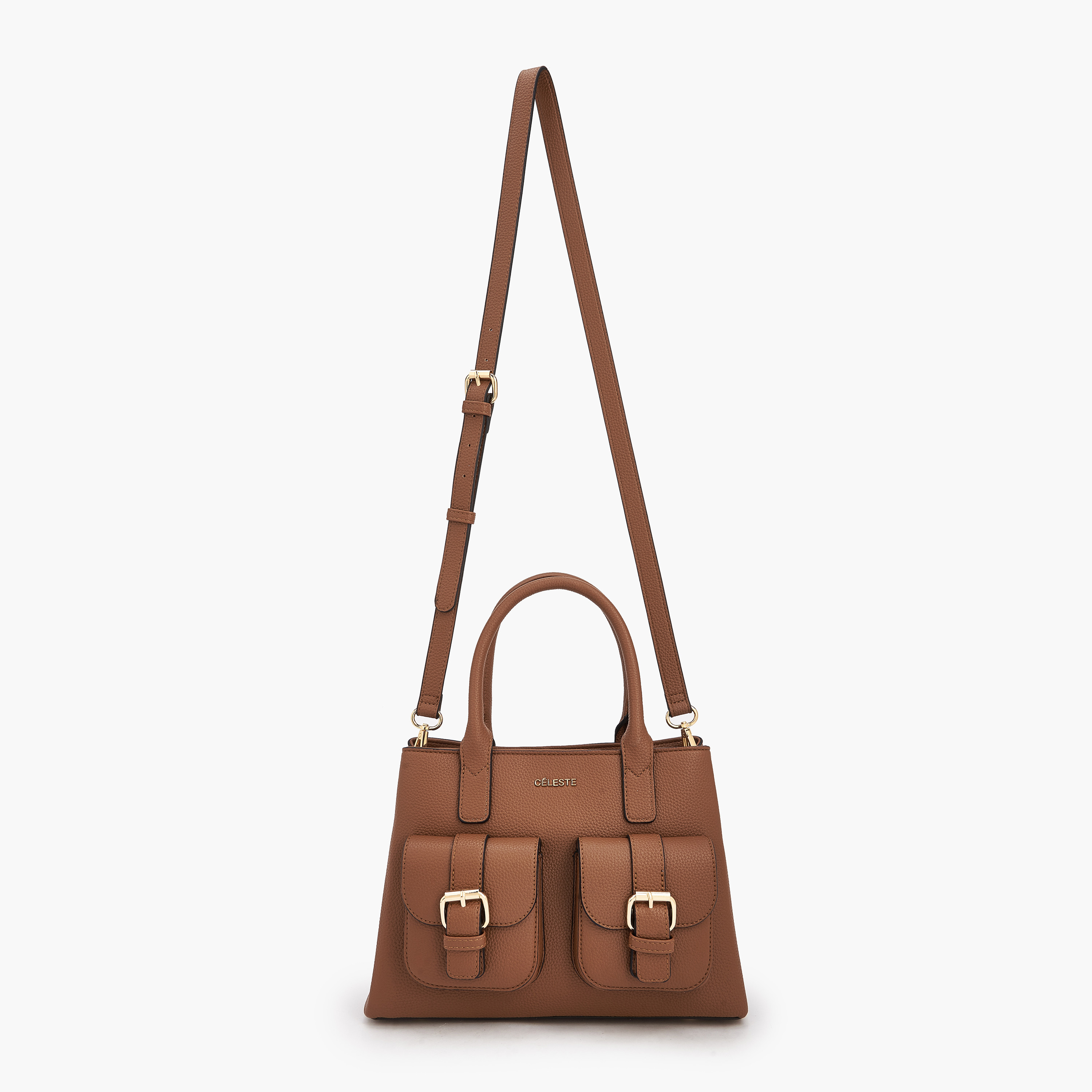شنطة توتي سادة بمقابض من سيليست-women-bagsandwallets-handbags-image-3