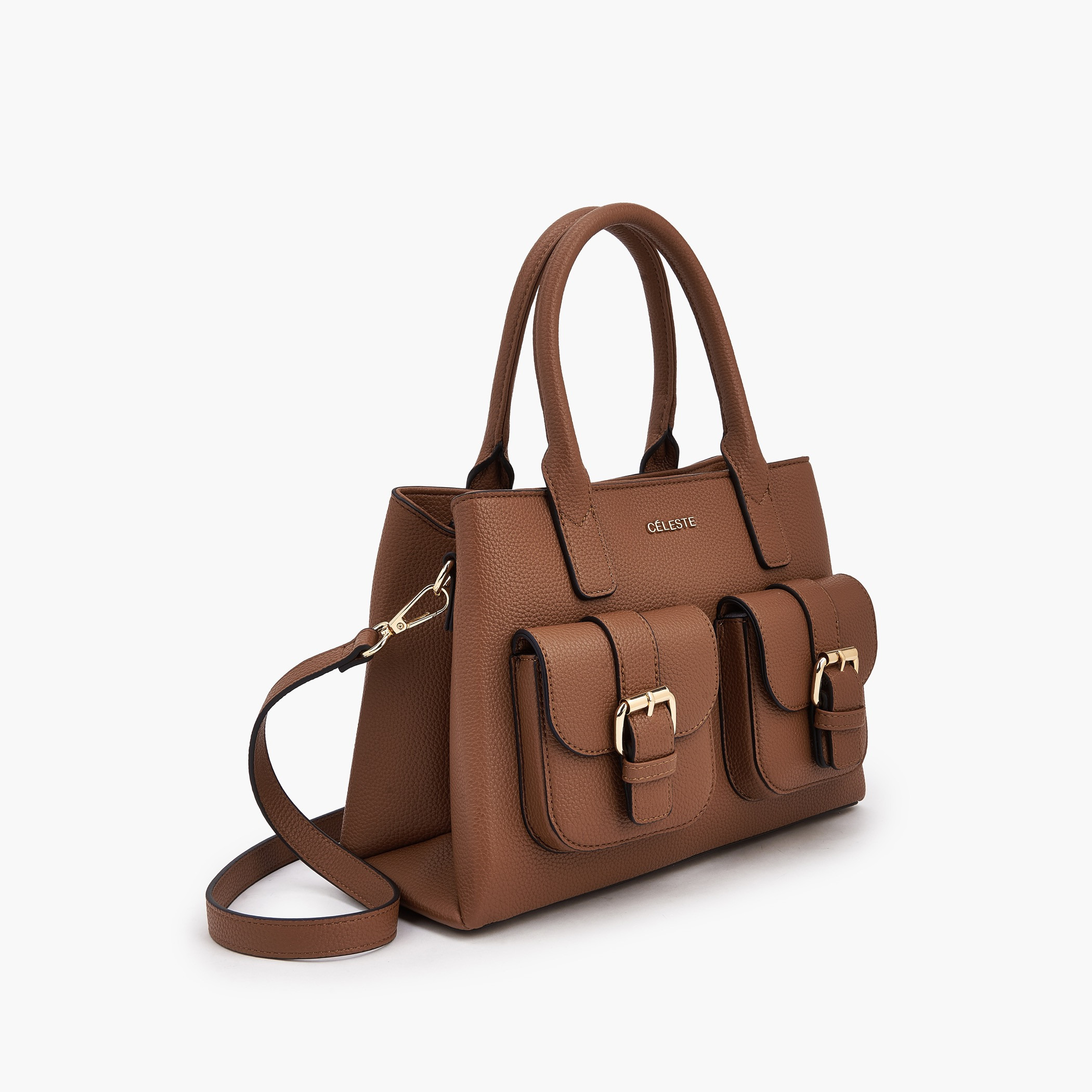 Celeste Solid Tote Bag with Handles-women-bagsandwallets-handbags-image-4