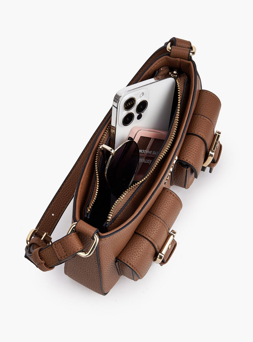 شنطة كتف بارزة الملمس بسحاب إغلاق من سيليست-women-bagsandwallets-handbags-image-8