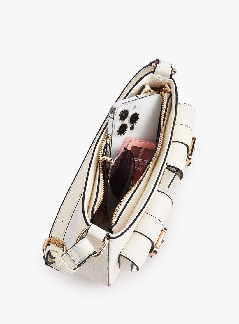 شنطة كتف بارزة الملمس بسحاب إغلاق من سيليست-women-bagsandwallets-handbags-image-8