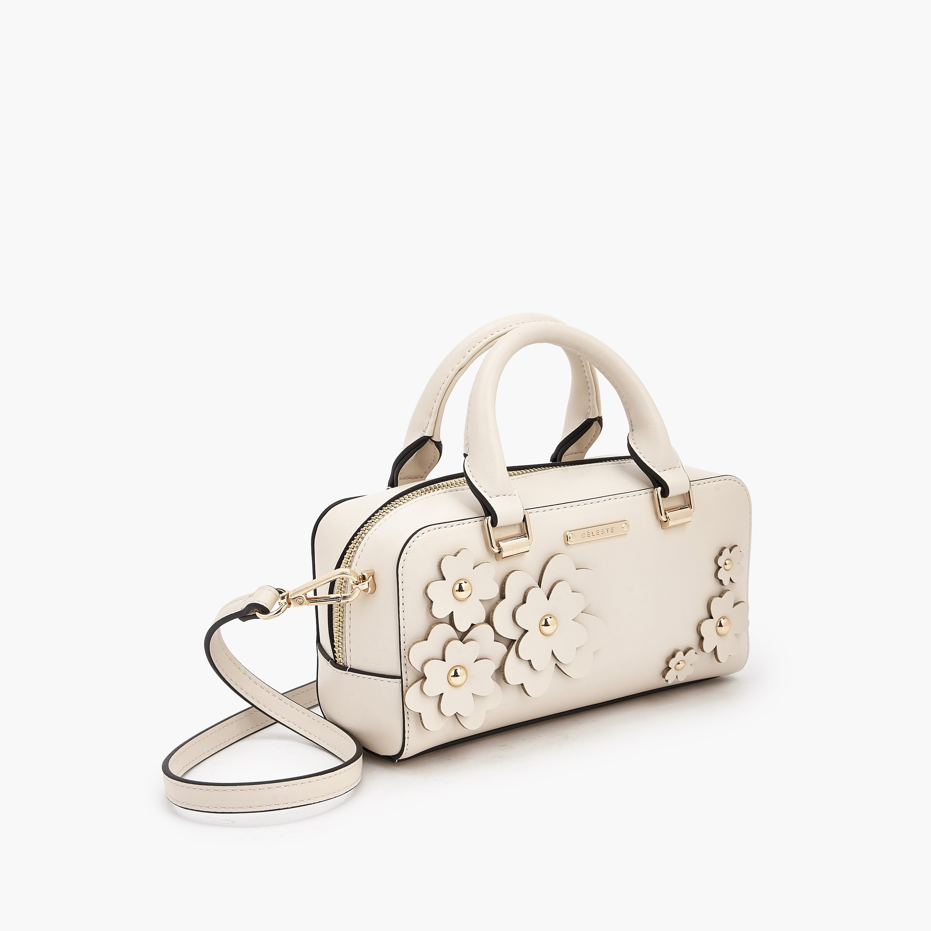 شنطة كروس بودي بمقابض مزدوجة وزخارف زهرية من سيليست-women-bagsandwallets-handbags-image-4