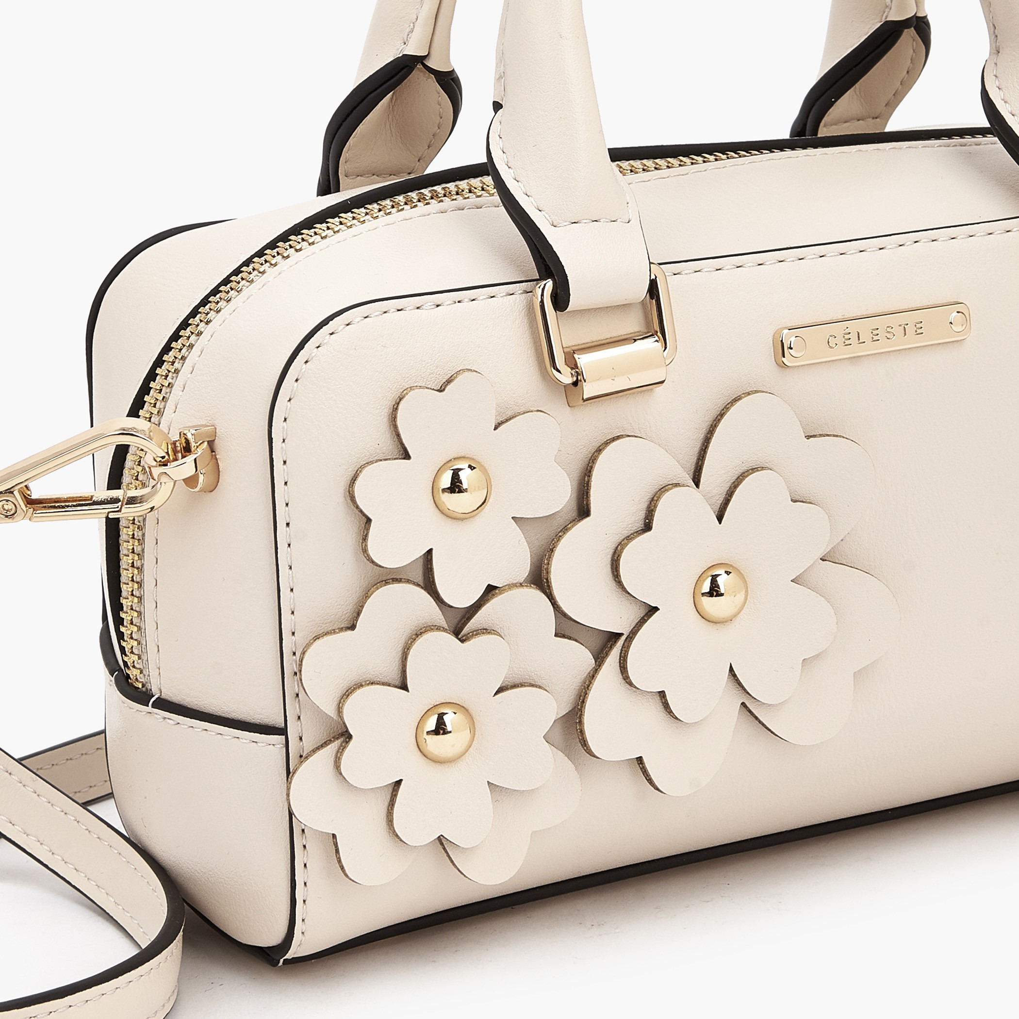 شنطة كروس بودي بمقابض مزدوجة وزخارف زهرية من سيليست-women-bagsandwallets-handbags-image-5